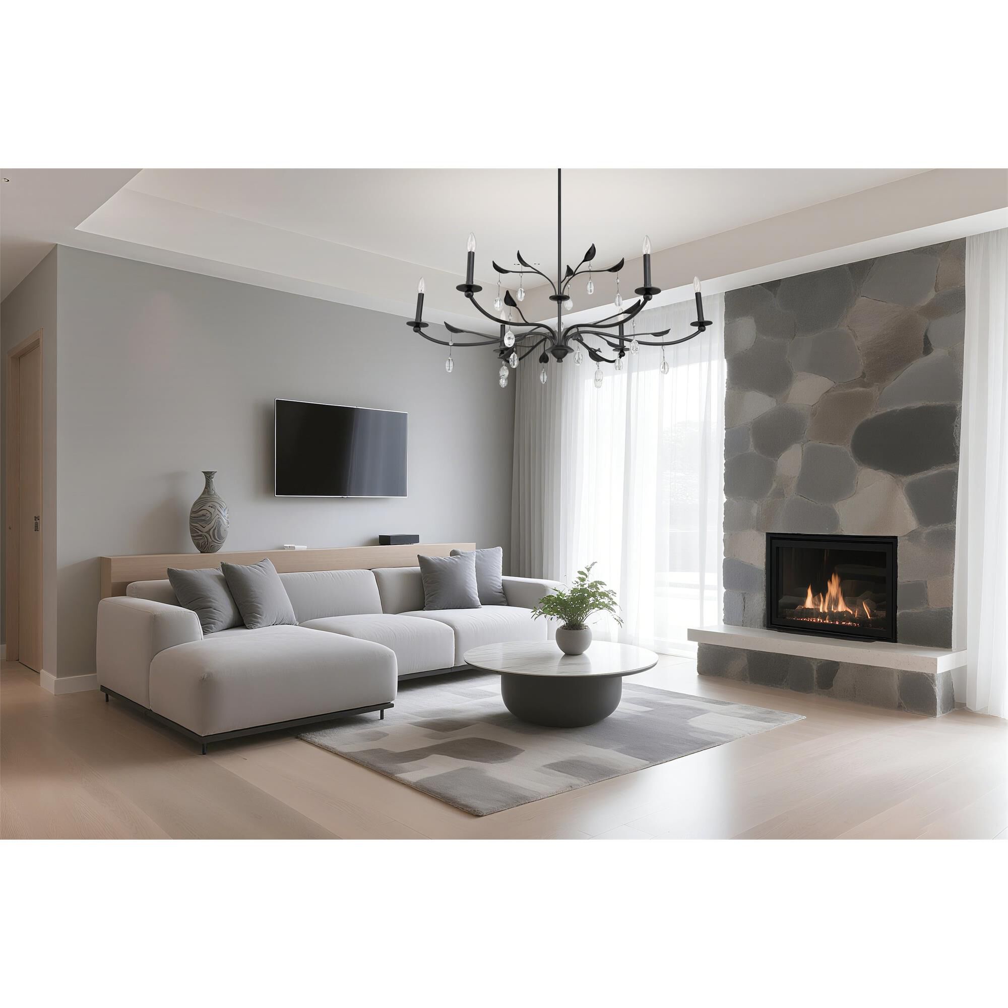 Presley Chandelier by Eglo Lighting