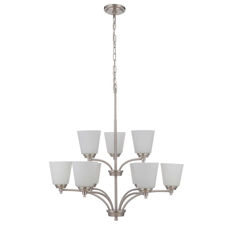 Tyler 31 Inch 9 Light Chandelier by Craftmade