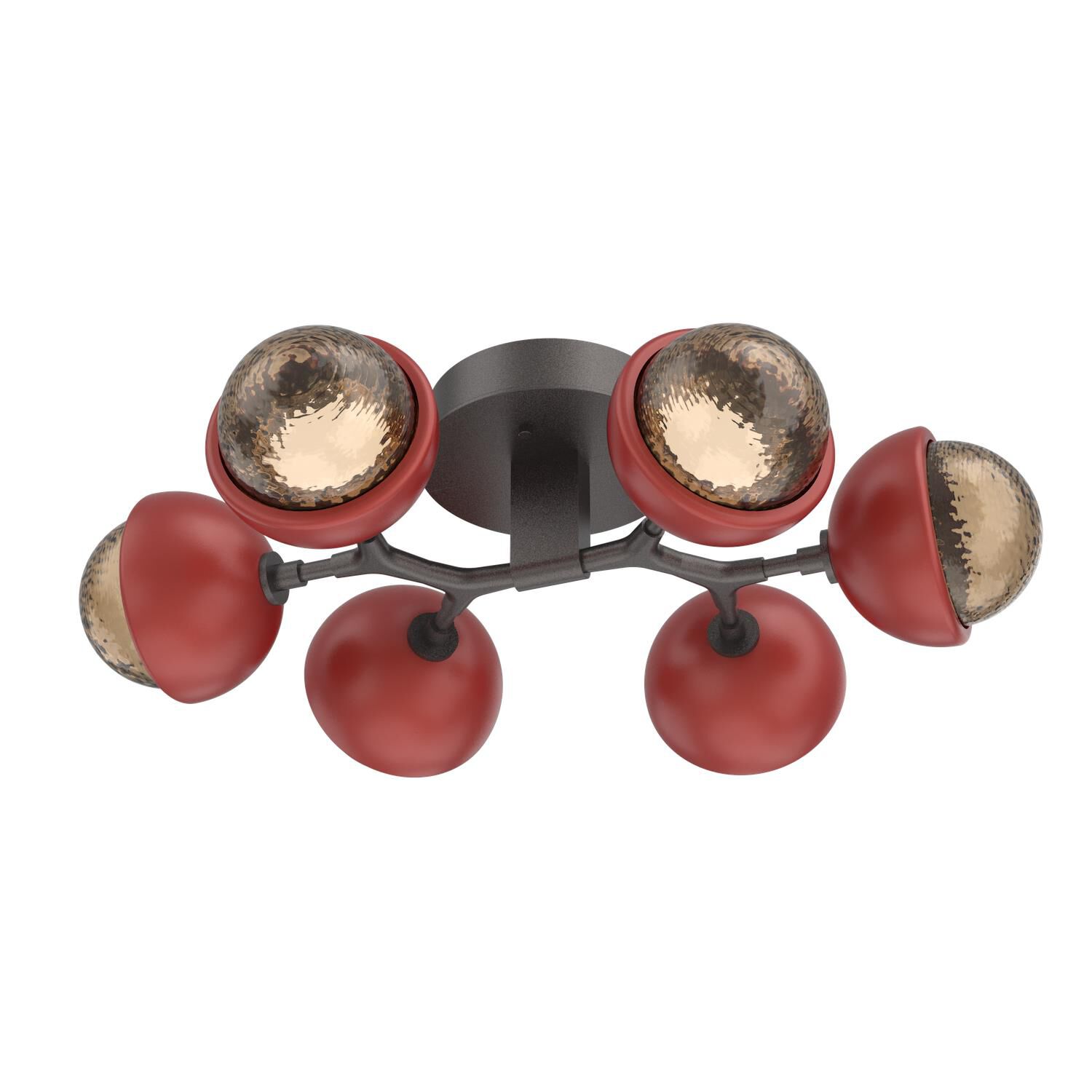 Levi Wilson Cabochon 27 Inch Flush Mount by Hammerton Studio