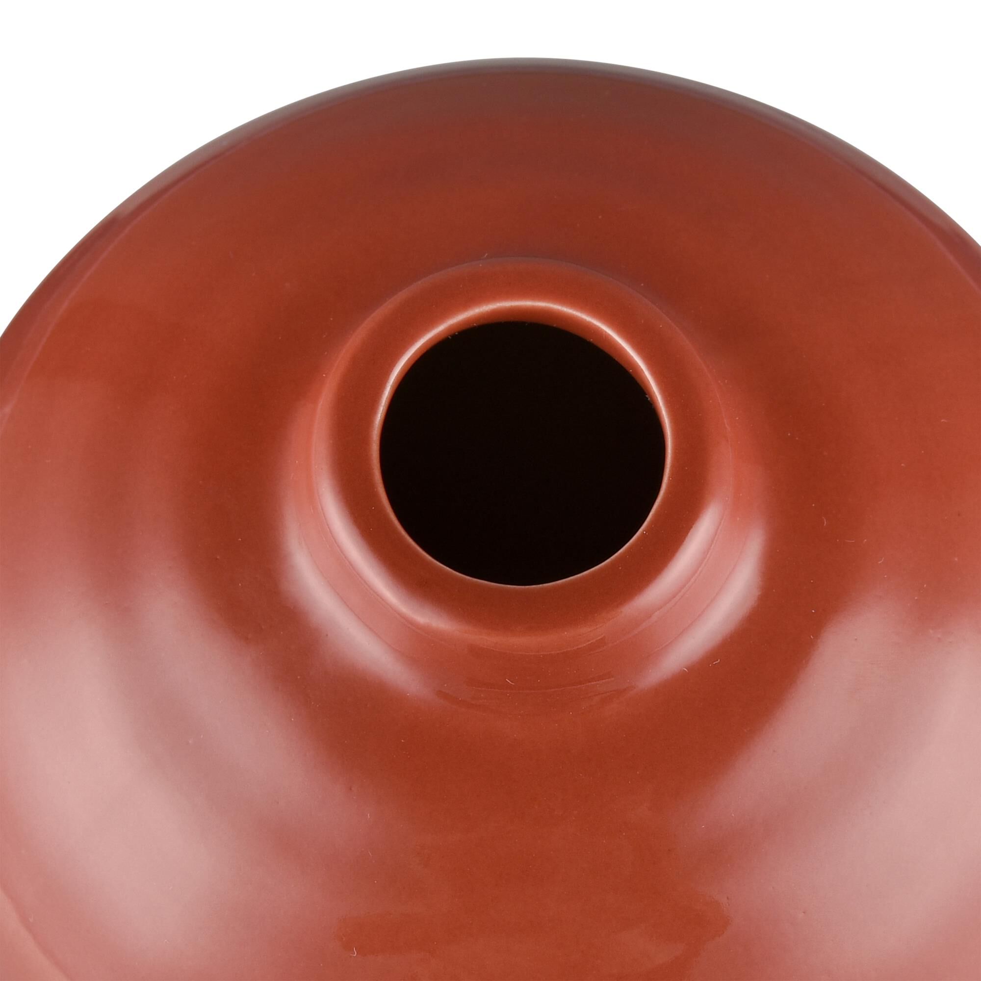 Shown in Brick Red finish