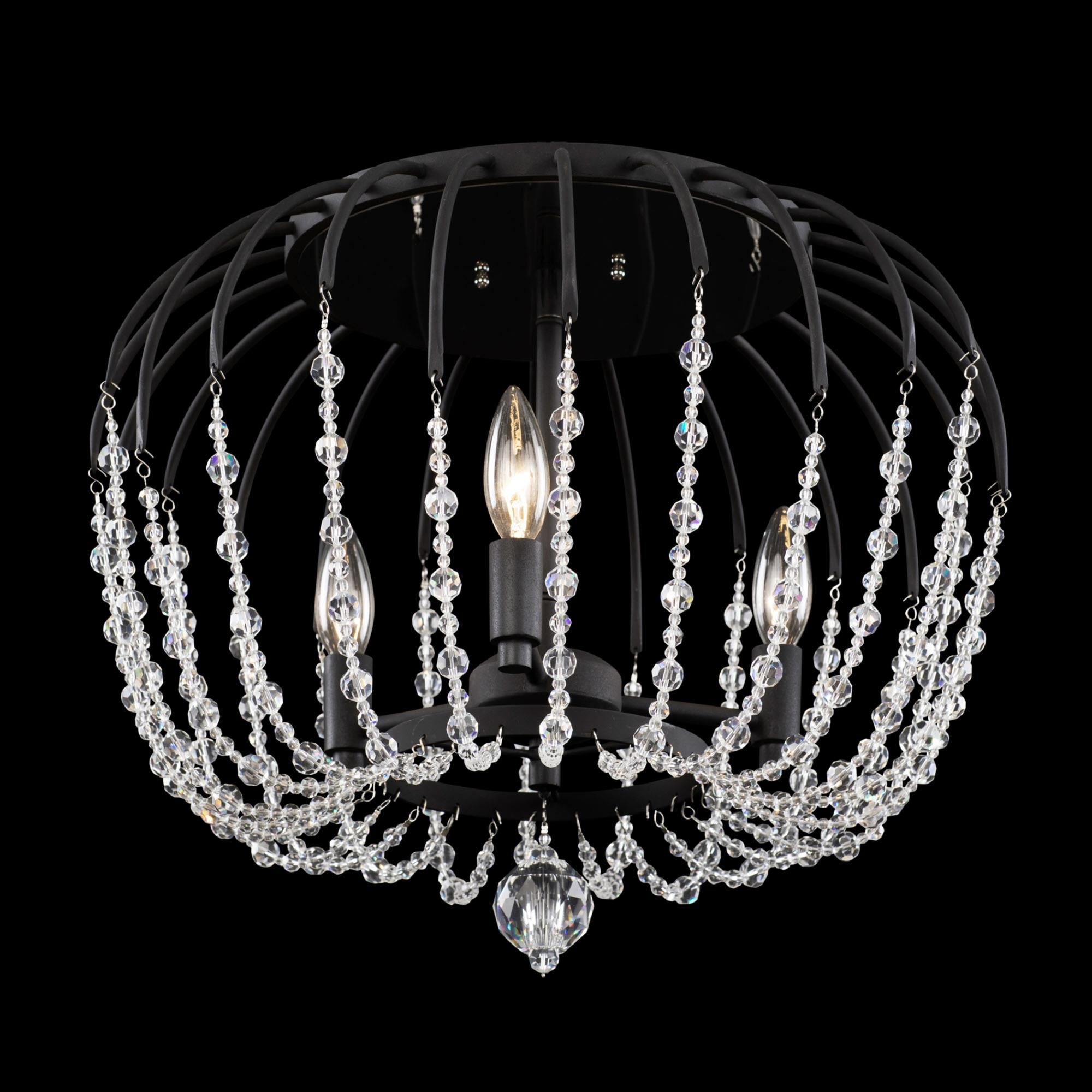 Voliere 18 Inch 3 Light Semi Flush Mount by Varaluz