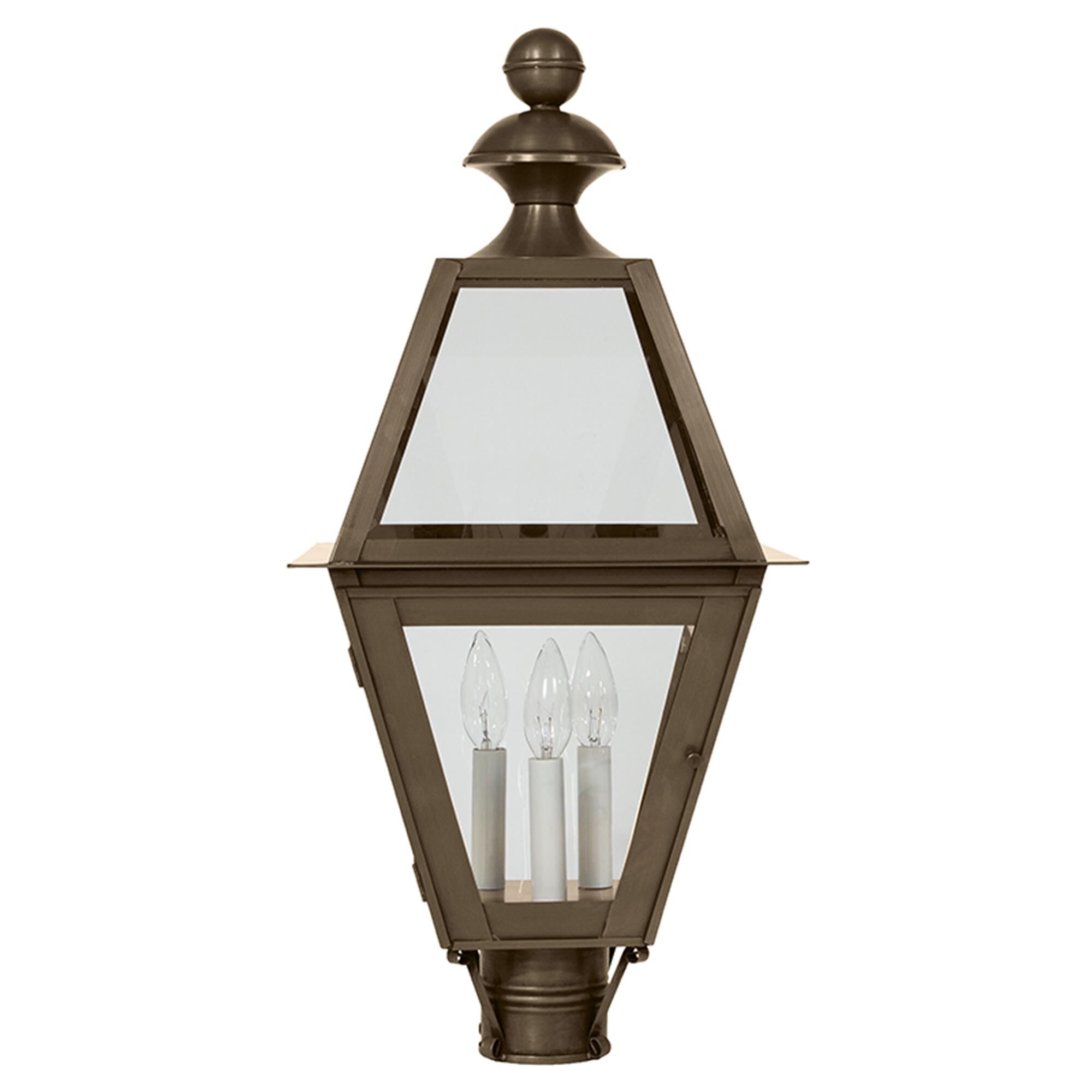 Boston 26 Inch 3 Light Outdoor Post Lamp,