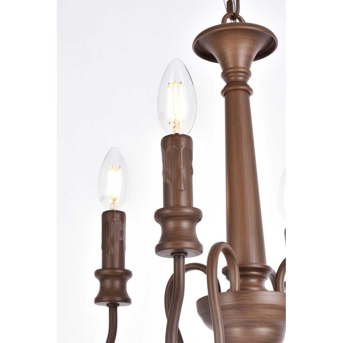 Flynx 14 Inch 4 Light Mini Chandelier by Elegant Lighting