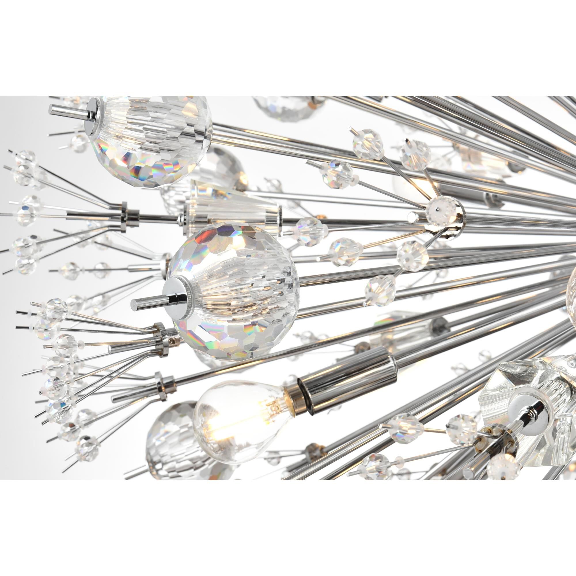 Vera 32 Inch Large Pendant by Elegant Lighting