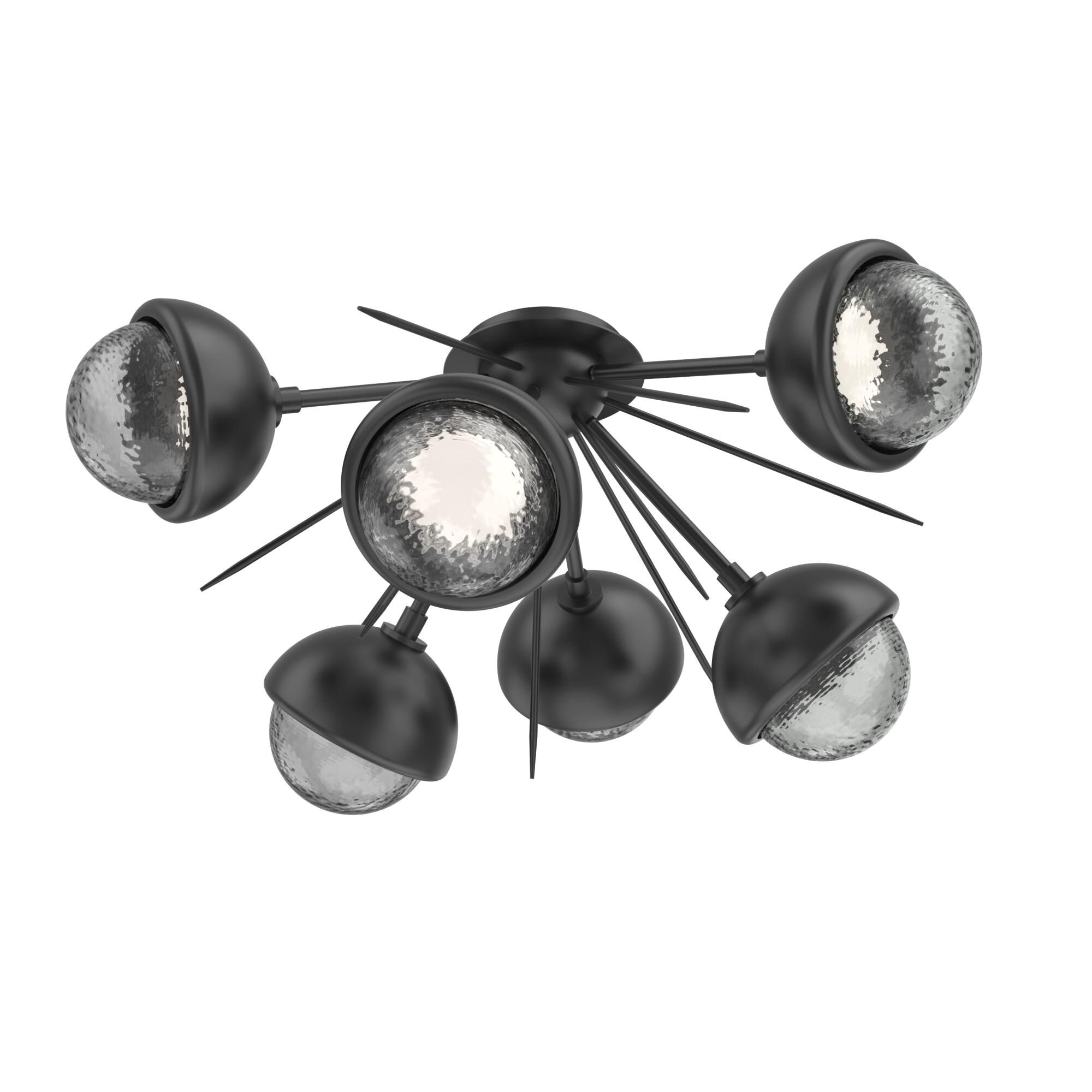 Levi Wilson Cabochon 28 Inch Semi Flush Mount by Hammerton Studio