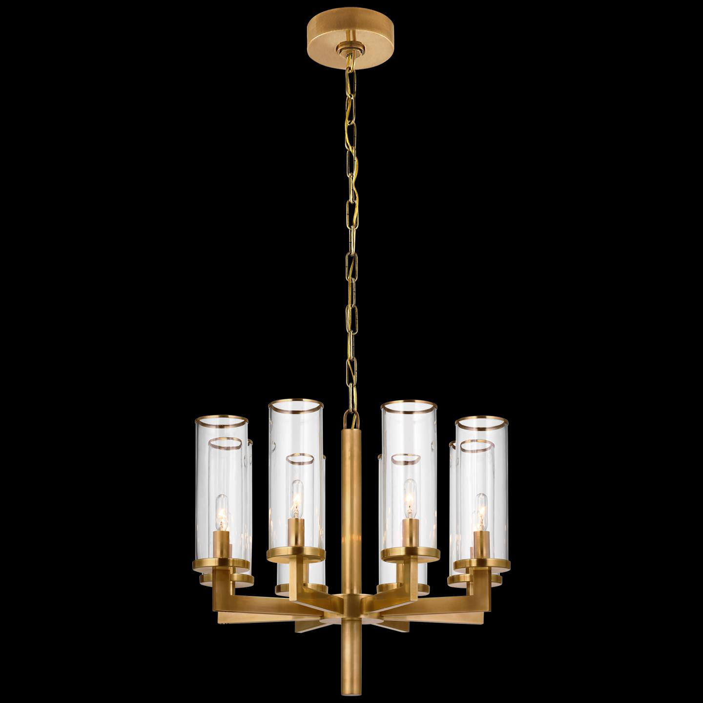 Kelly Wearstler Liaison 20 Inch 8 Light Mini Chandelier by Visual Comfort Signature Collection