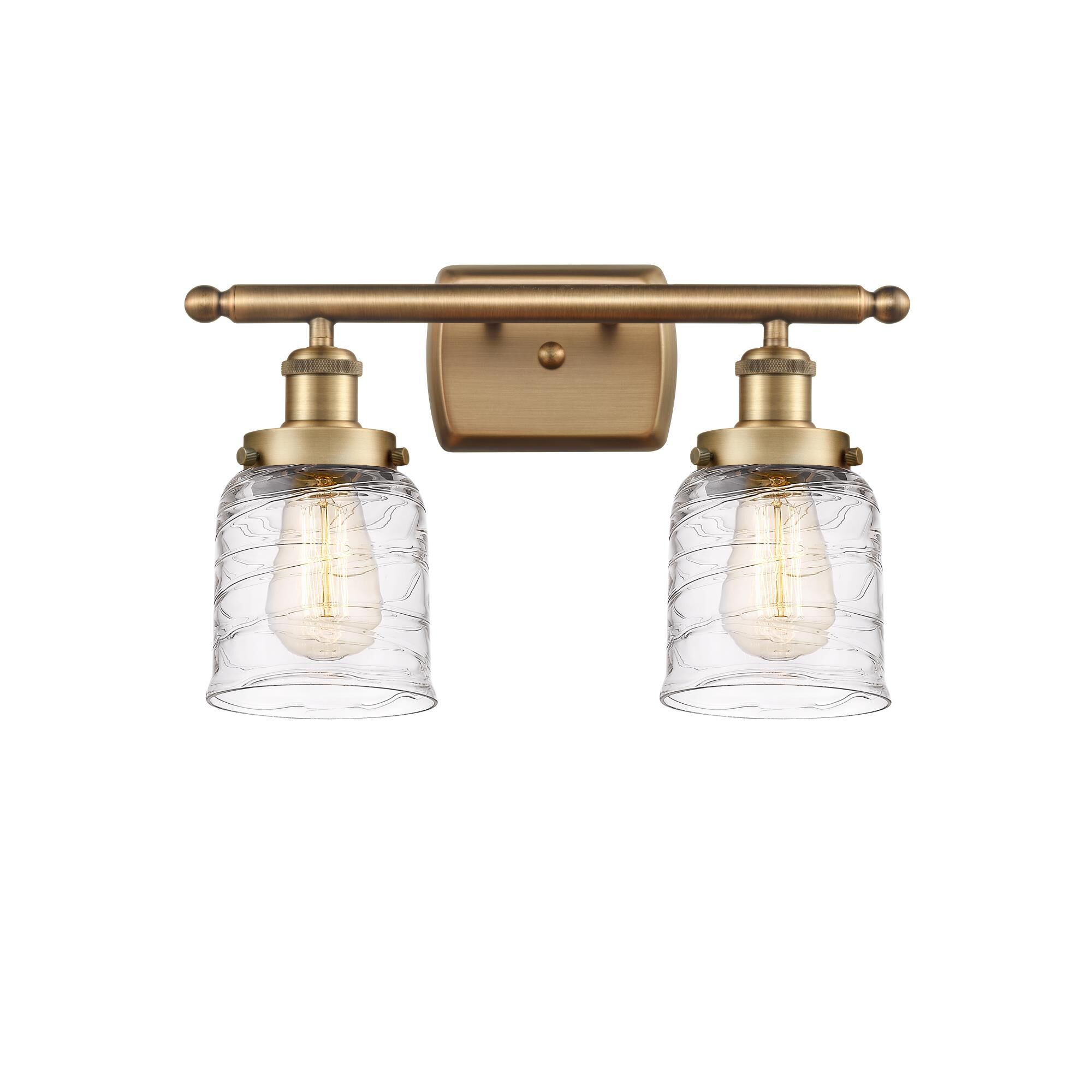 Small Bell 16 Inch 2 Light Bath Vanity Light by Innovations Lighting