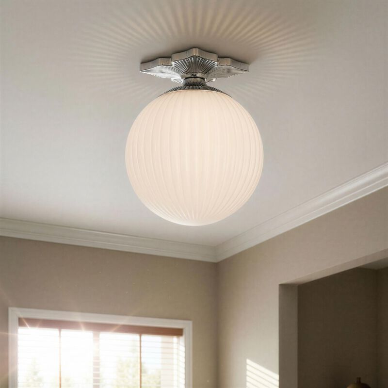 Orly 10 Inch Semi Flush Mount by Crystorama