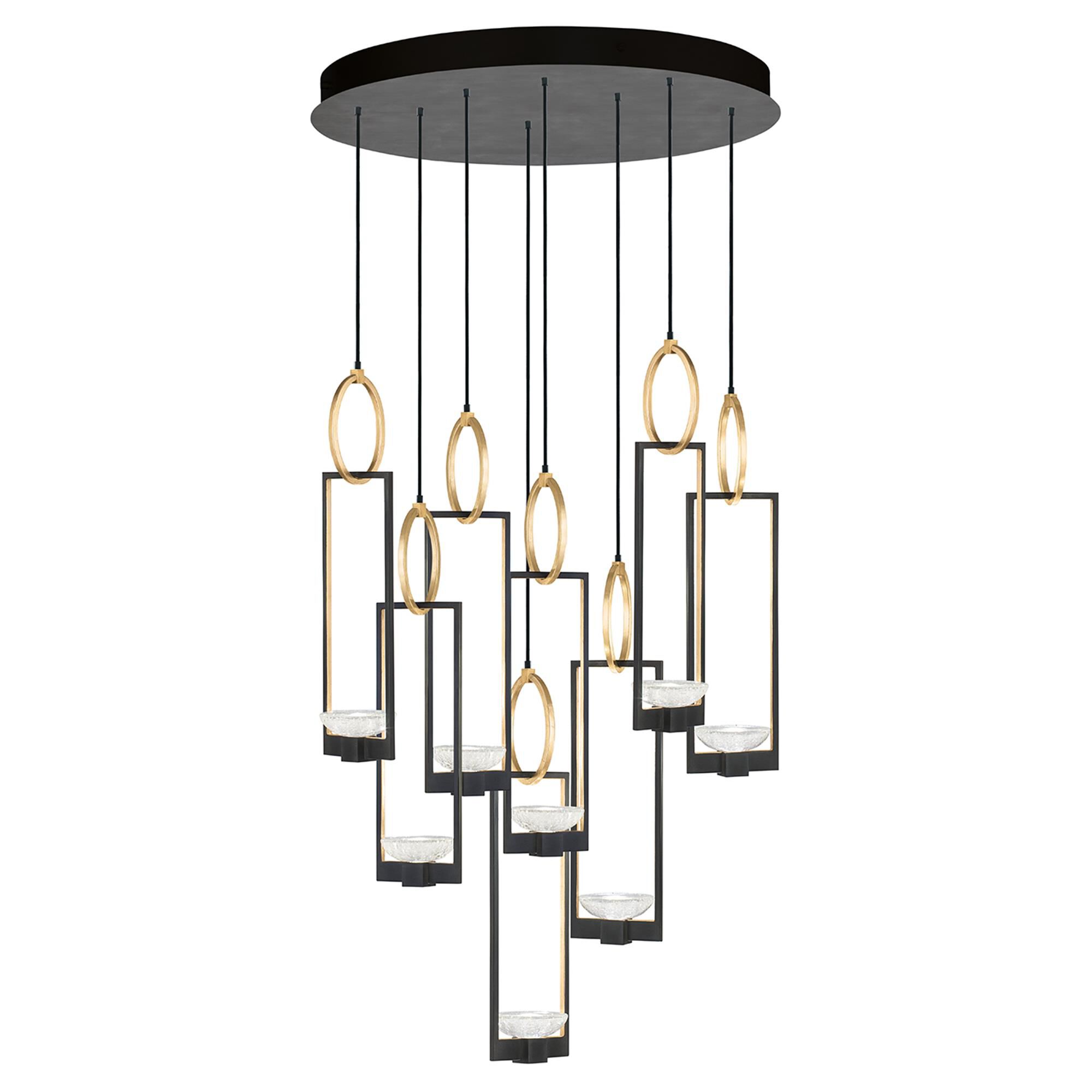 Alex Woogmaster Delphi 34 Inch 8 Light Multi Light Pendant,