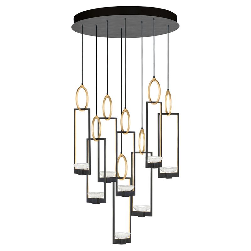 Alex Woogmaster Delphi 34 Inch 8 Light Multi Light Pendant by Fine Art Handcrafted Lighting