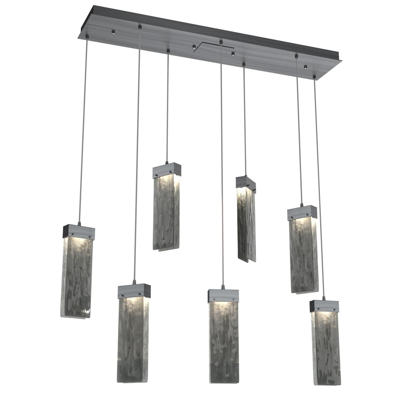 Shown in Gunmetal finish and Smoke Granite glass