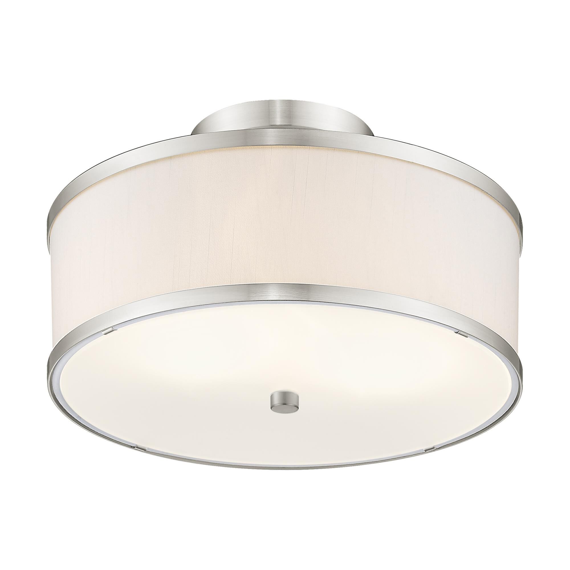 Park Ridge 13 Inch 2 Light Semi Flush Mount by Livex Lighting