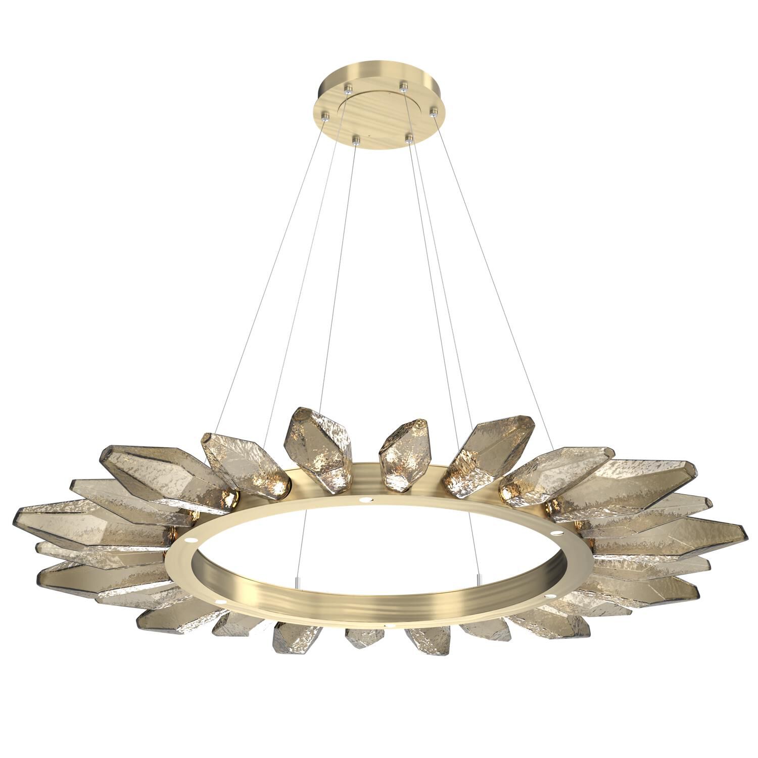 Rock Crystal 56 Inch 30 Light LED Chandelier by Hammerton Studio