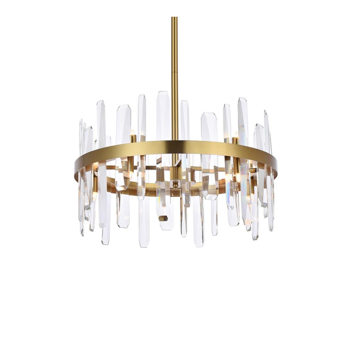 Serena 20 Inch Large Pendant by Elegant Lighting