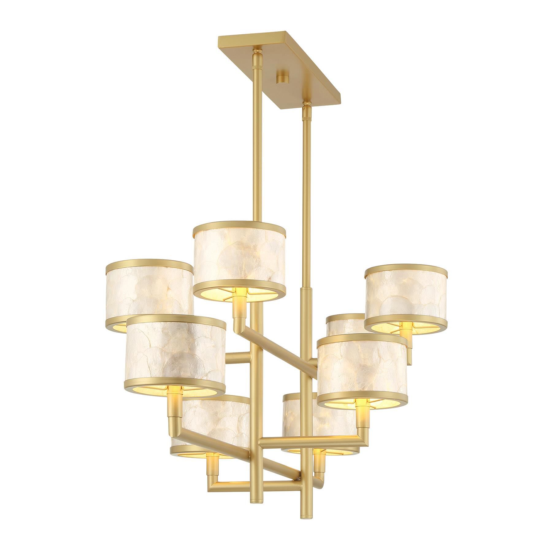 Shown in Spun Gold finish and Natural Shell shade