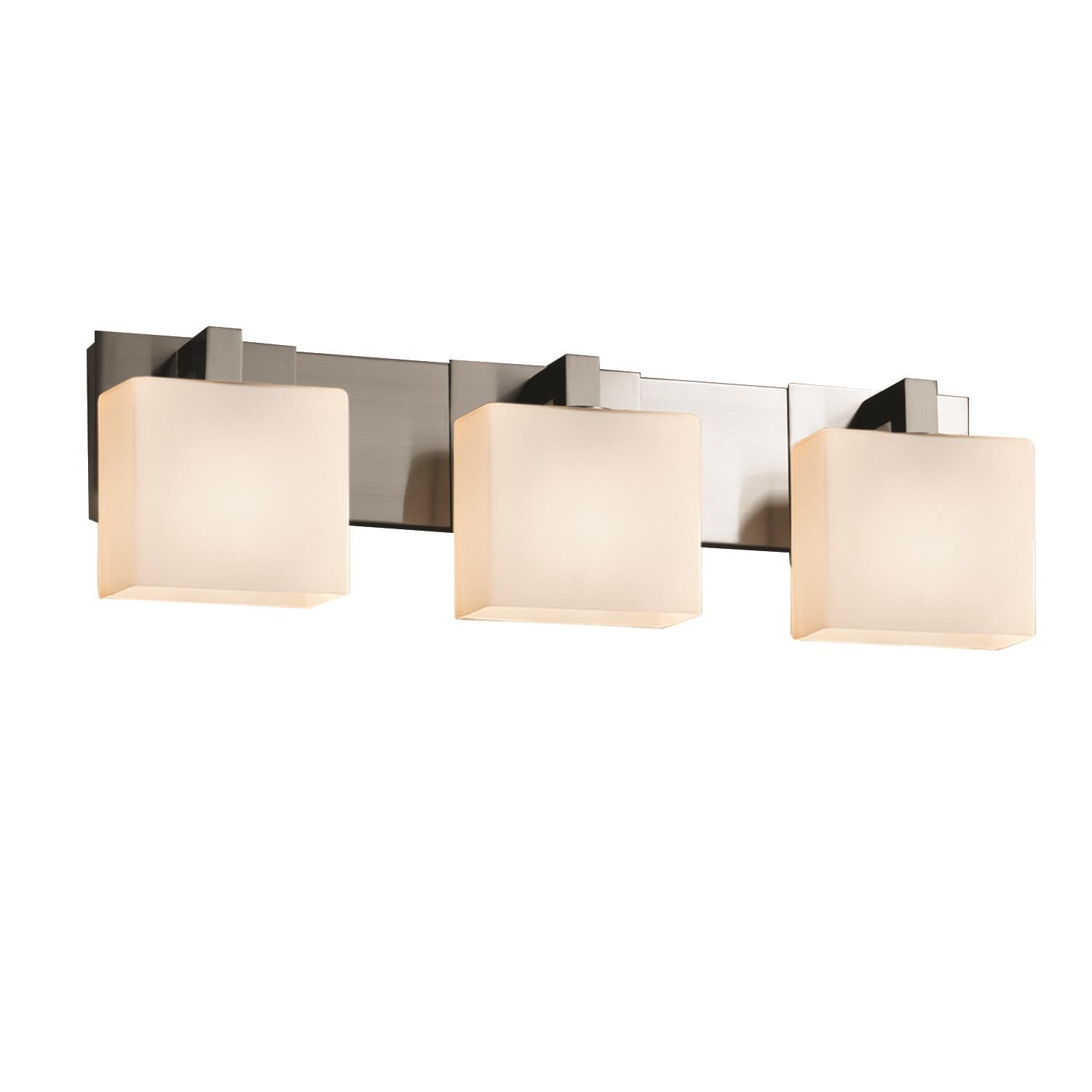 Fusion 27 Inch 3 Light Bath Vanity Light by Justice Design Group
