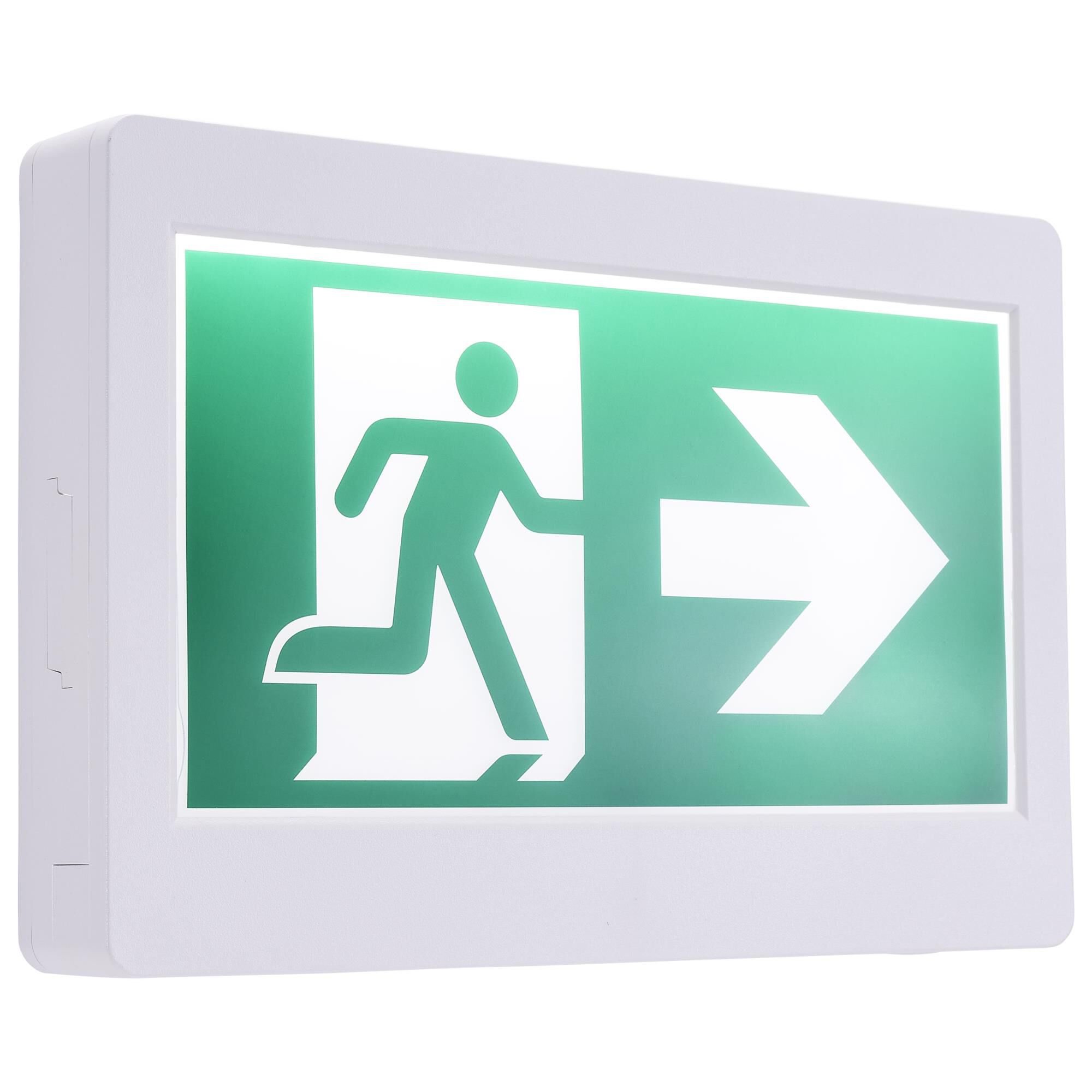 14 Inch Commercial Emergency & Exit Sign Light by Satco