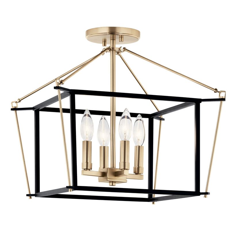 Eisley 16 Inch Semi Flush Mount by Kichler