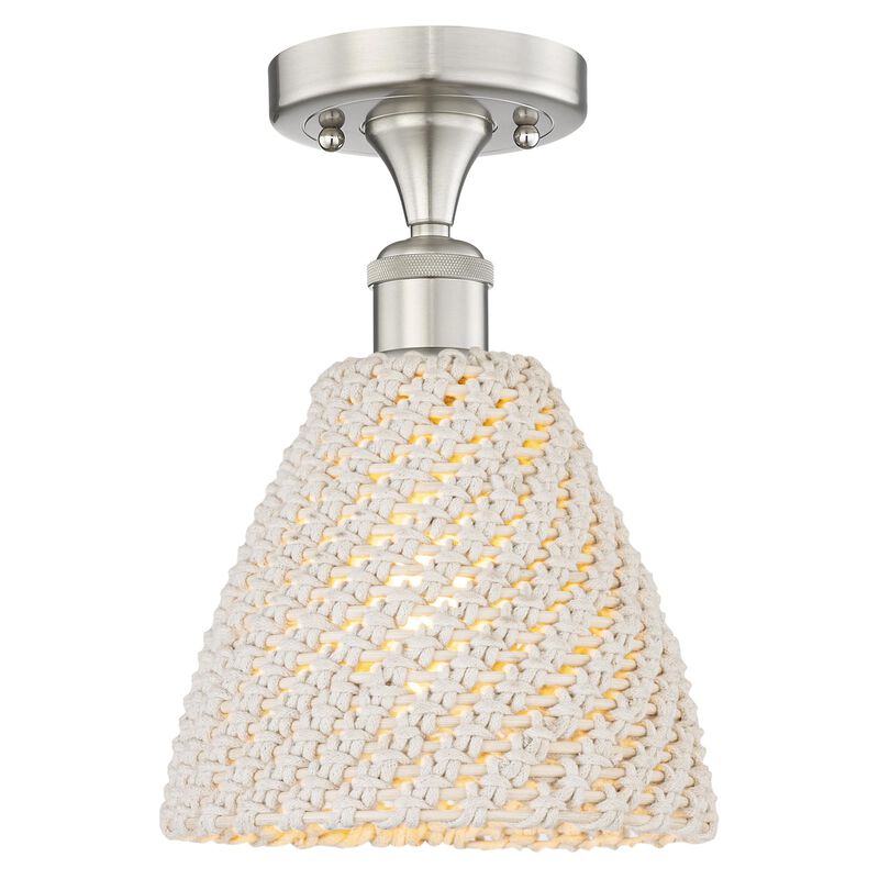 Bruno Marashlian Bristol Natural 8 Inch Semi Flush Mount by Innovations Lighting