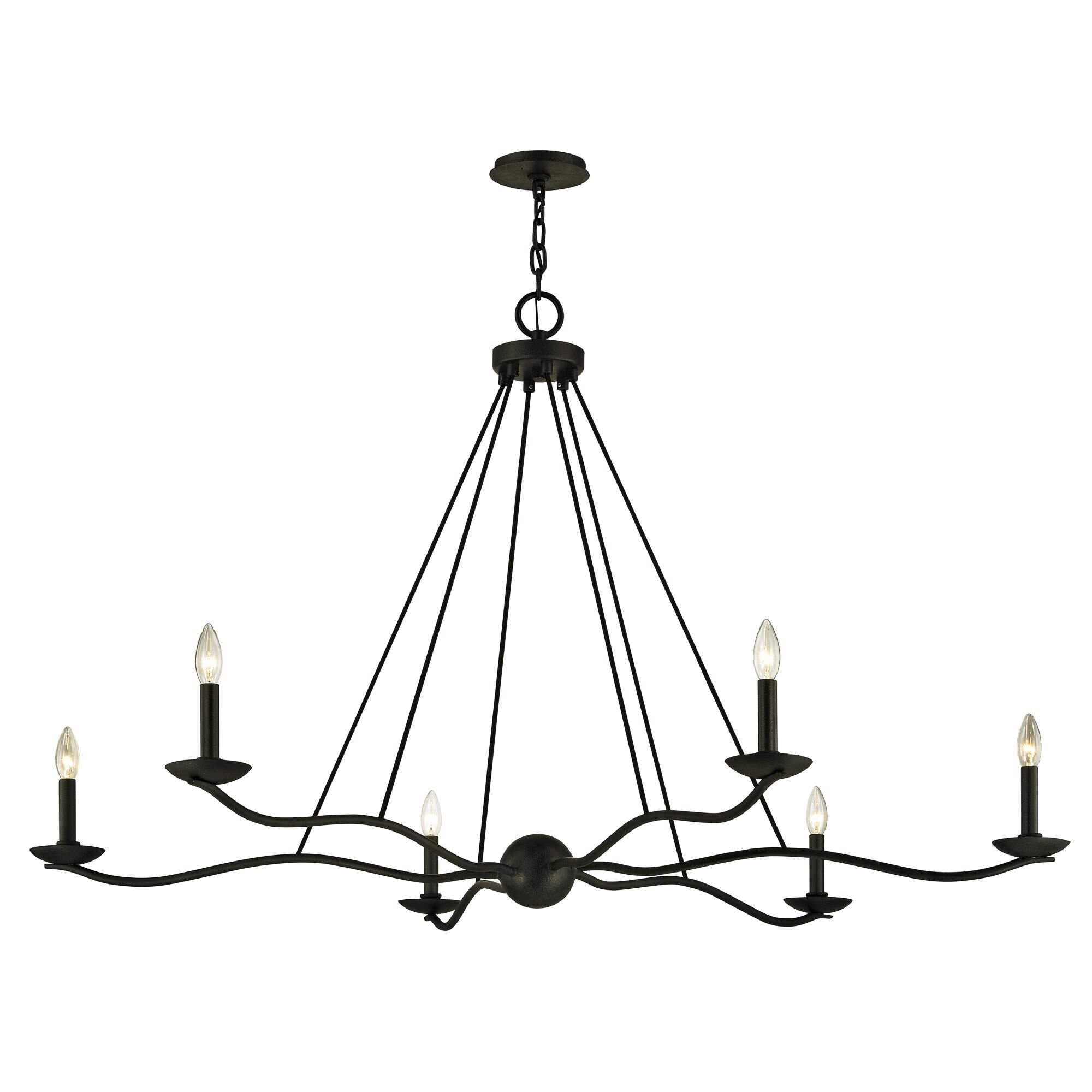 Sawyer 53.5 Inch Chandelier by Troy Lighting