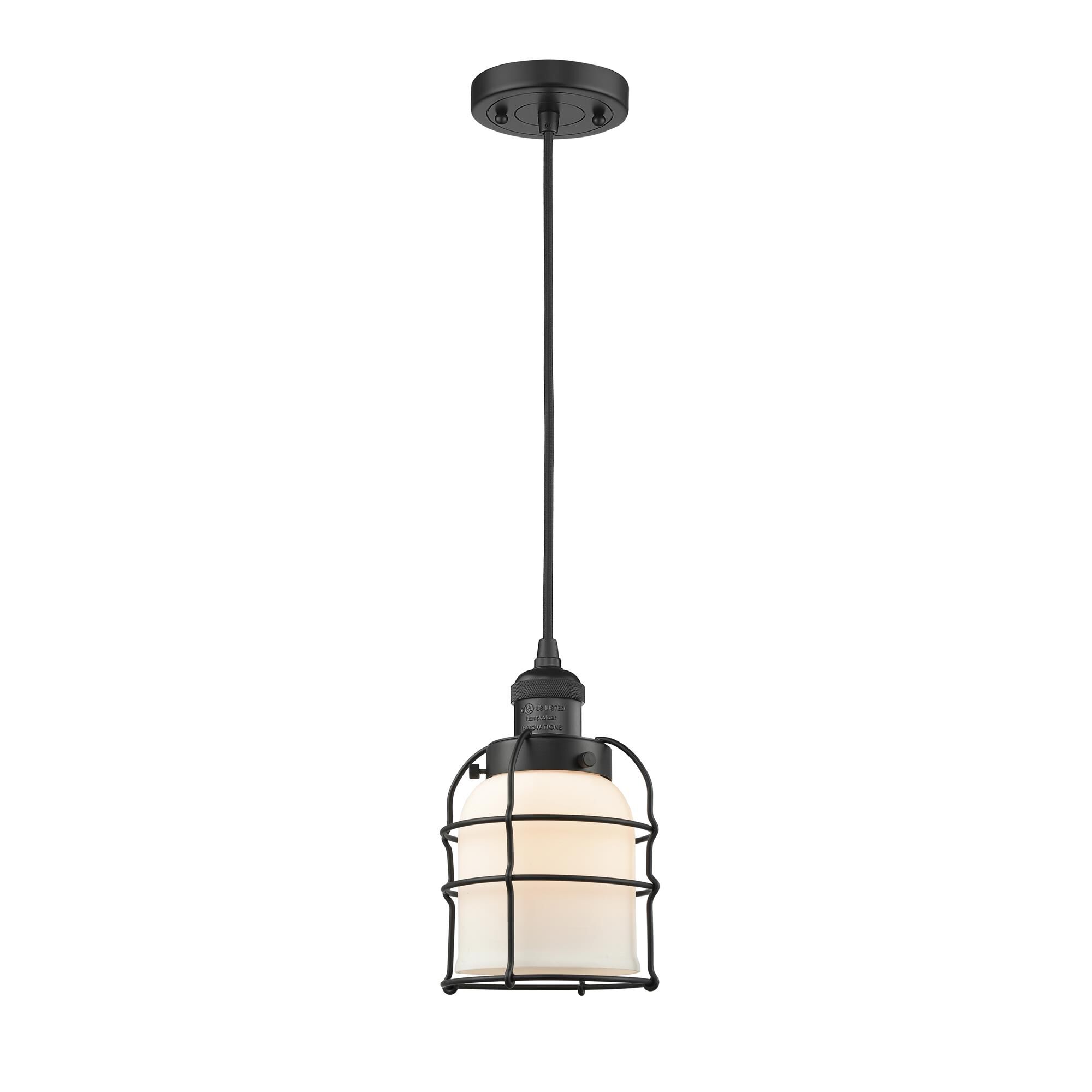 Shown in Matte Black finish and Matte White Cased glass