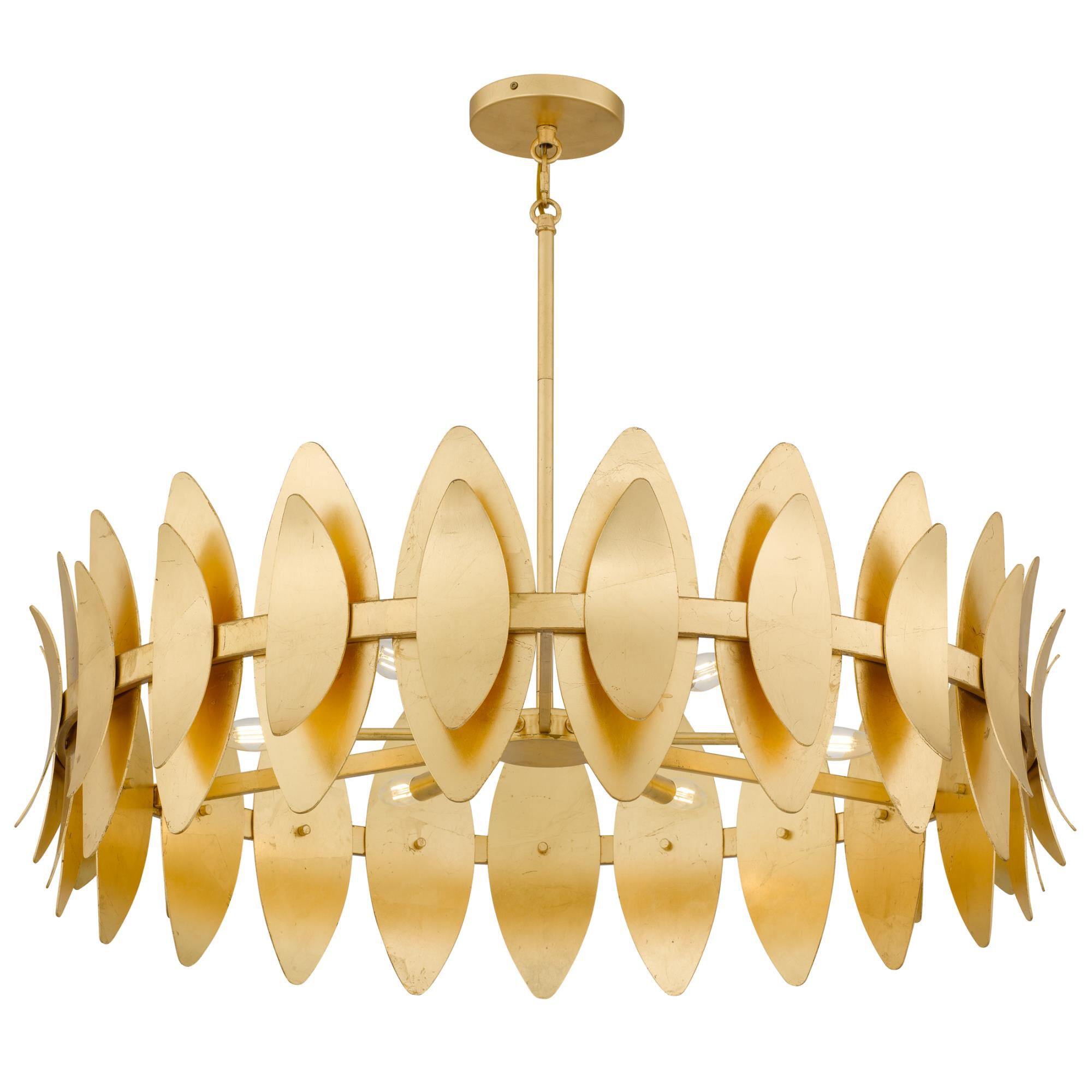 Hayley 37 Inch Chandelier by Quoizel