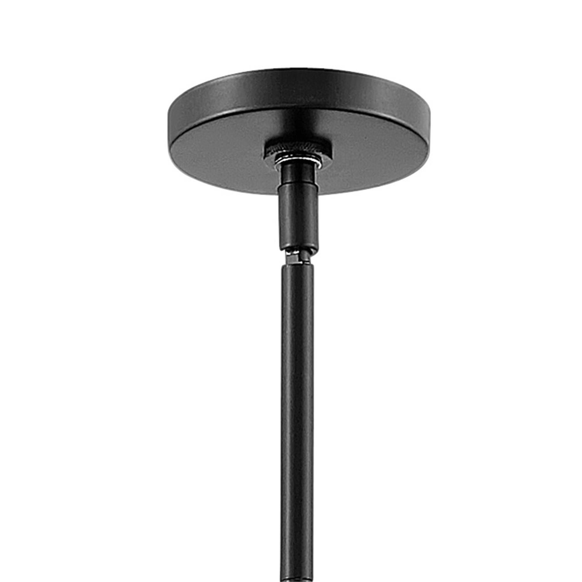 Shown in Satin Black finish and Brushed Nickel accent