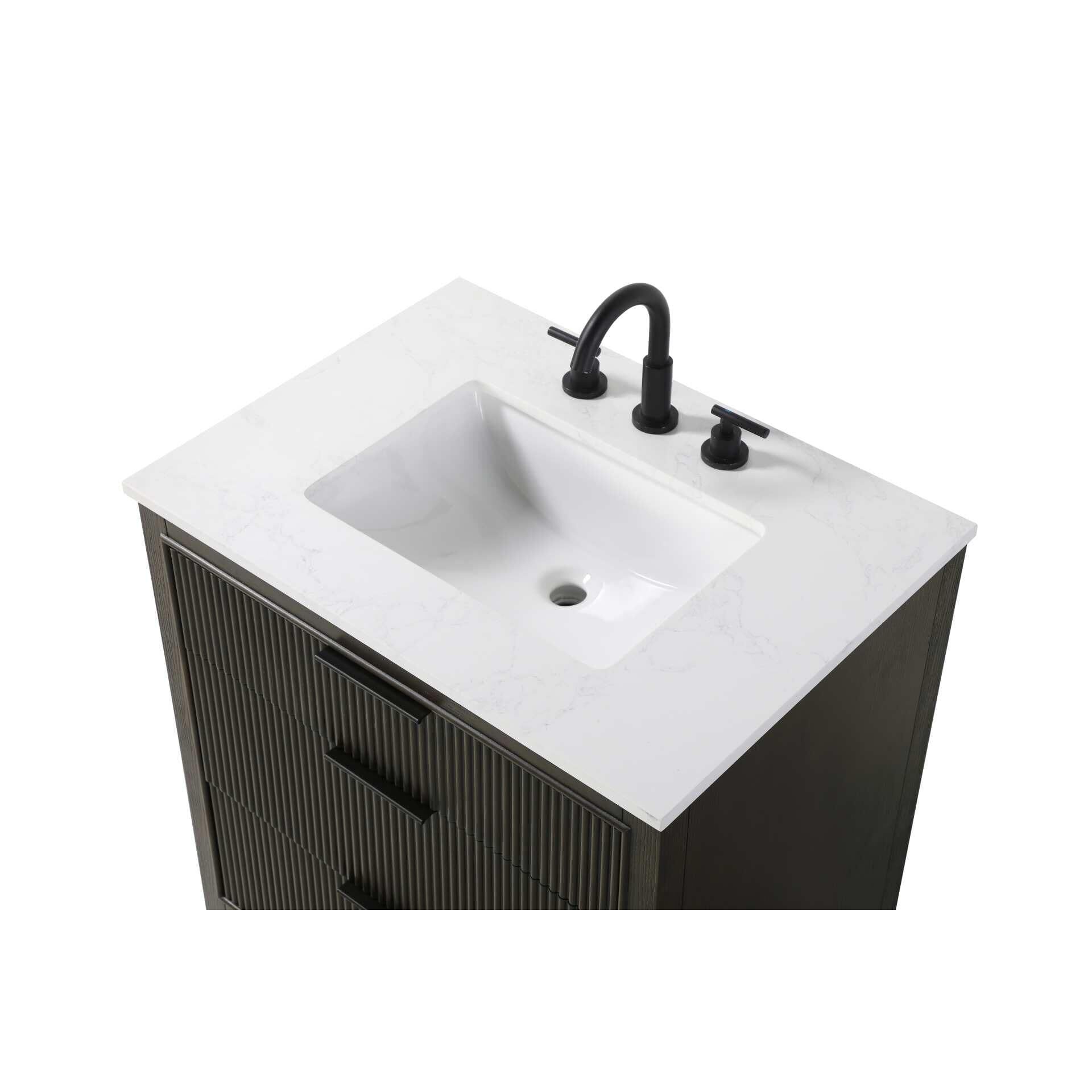 Langston 30 Inch Bath Vanity by Elegant Decor