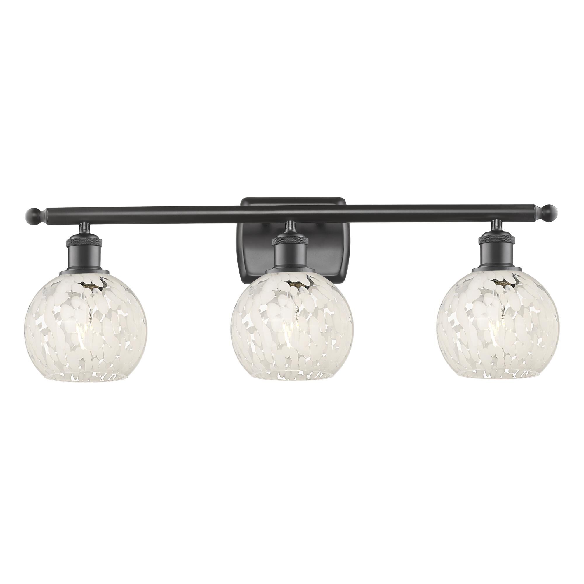 Bruno Marashlian White Mouchette 26 Inch Bath Vanity Light by Innovations Lighting