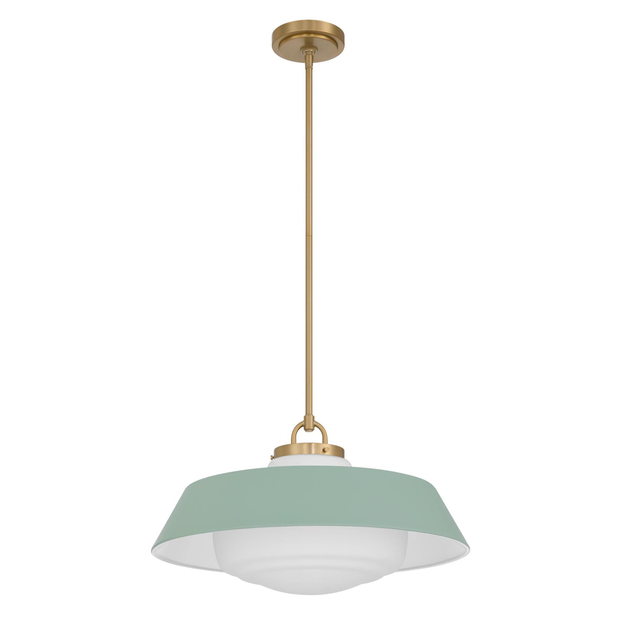 Shown in Vibrant Gold finish and Steel glass and Steel shade