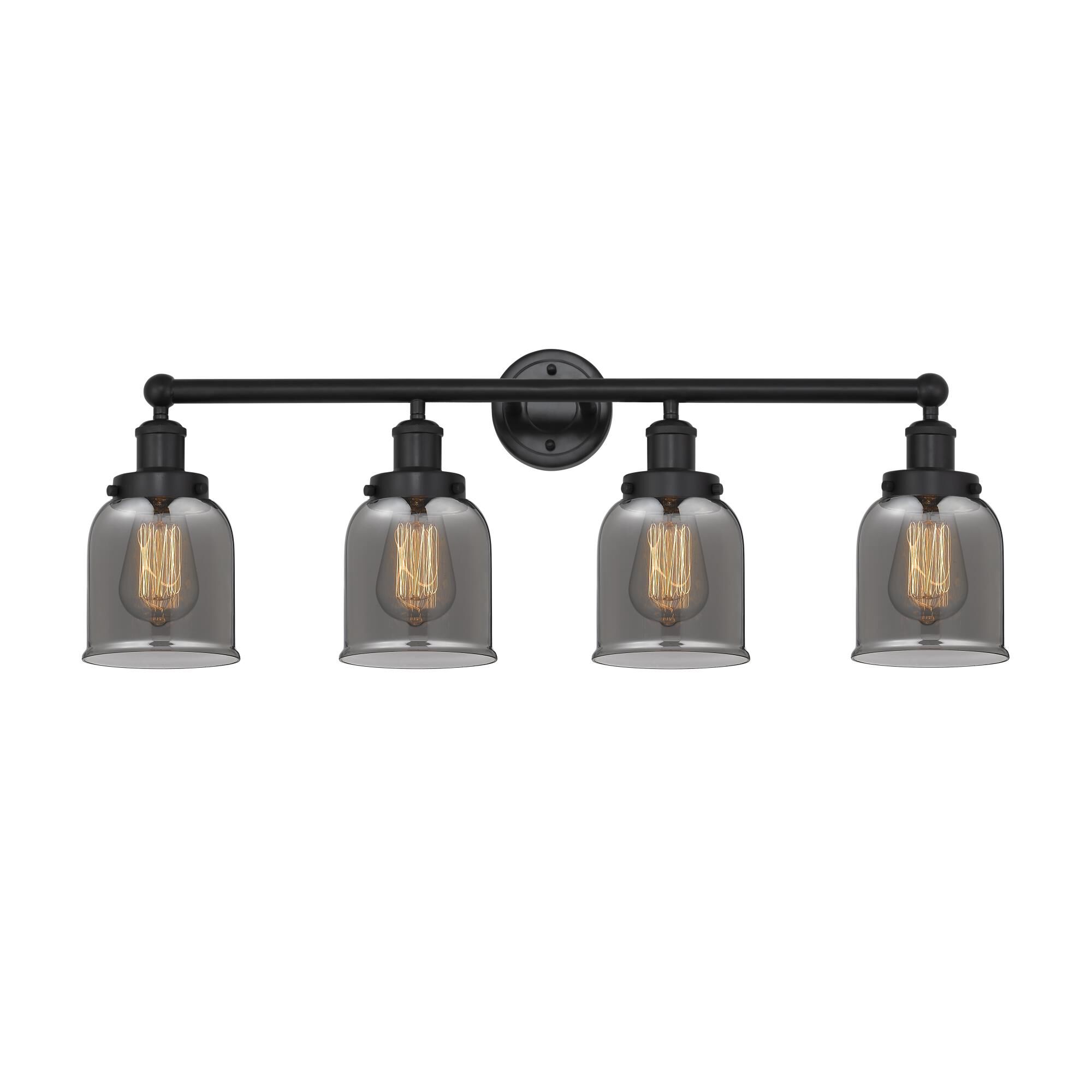 Shown in Matte Black, Plated Smoke finish and Plated Smoke glass and Plated Smoke Glass shade