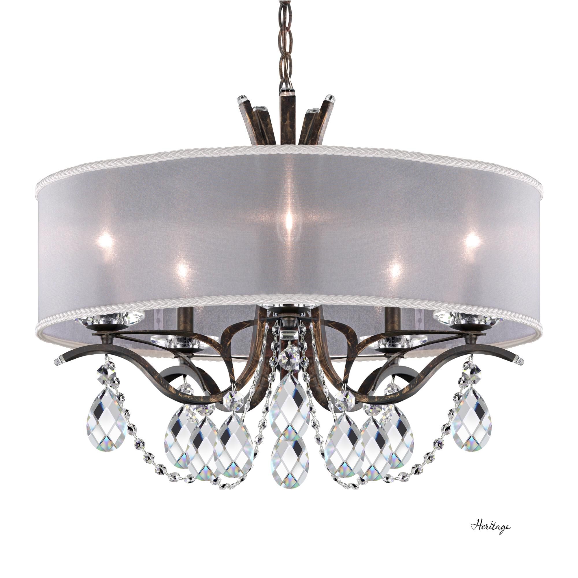 Vesca 24 Inch 5 Light Chandelier by Schonbek