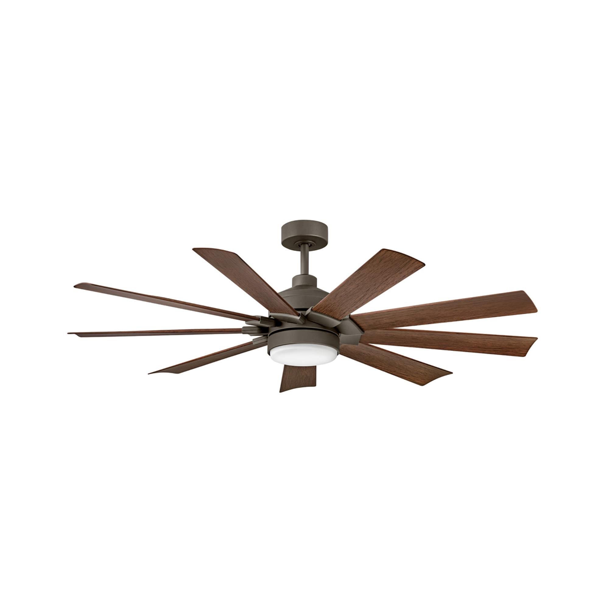Turbine 60 Inch Ceiling Fan with Light Kit,