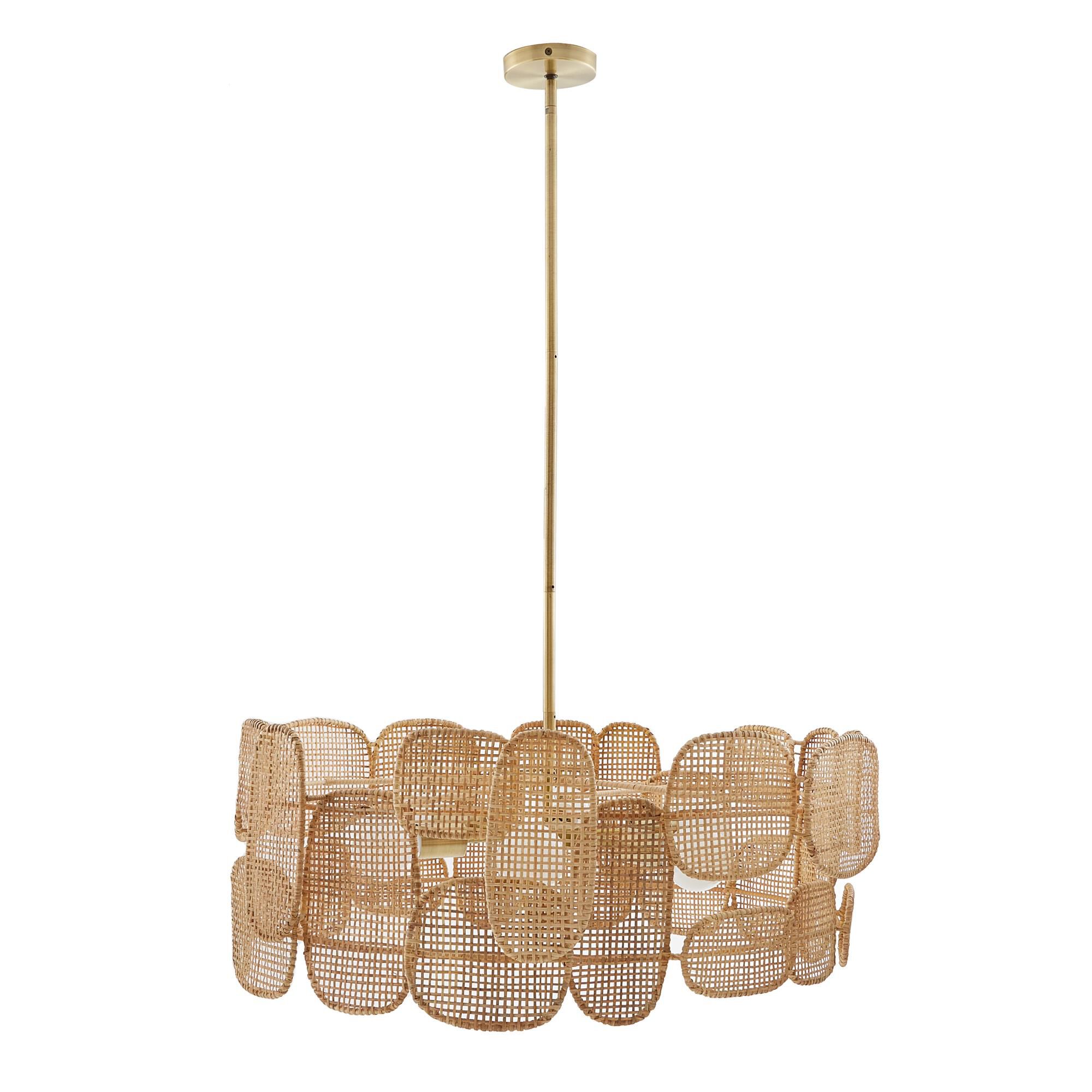 Ronaldo 30 Inch 6 Light Chandelier by Arteriors Home