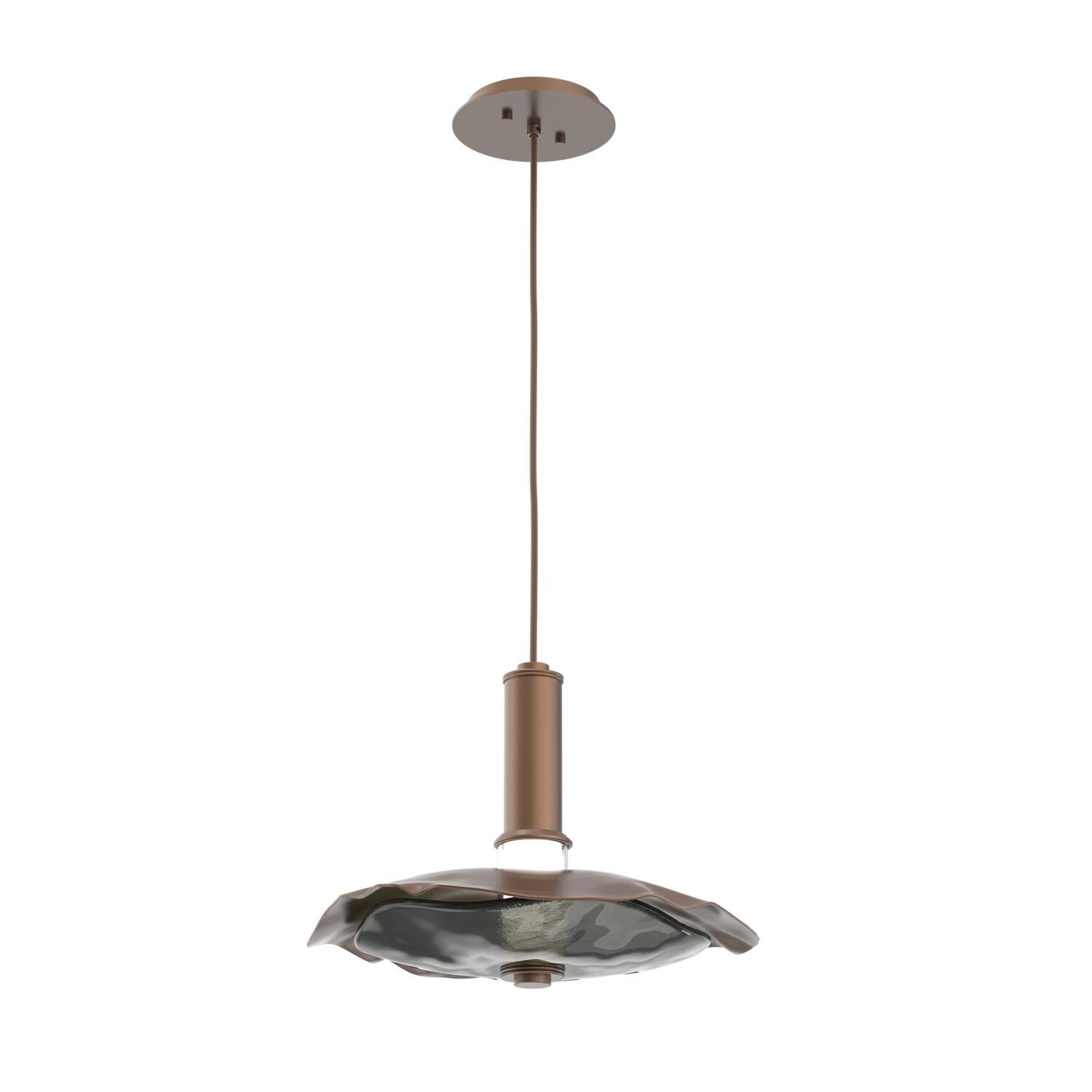 Shown in Burnished Bronze finish and Smoke Granite accent