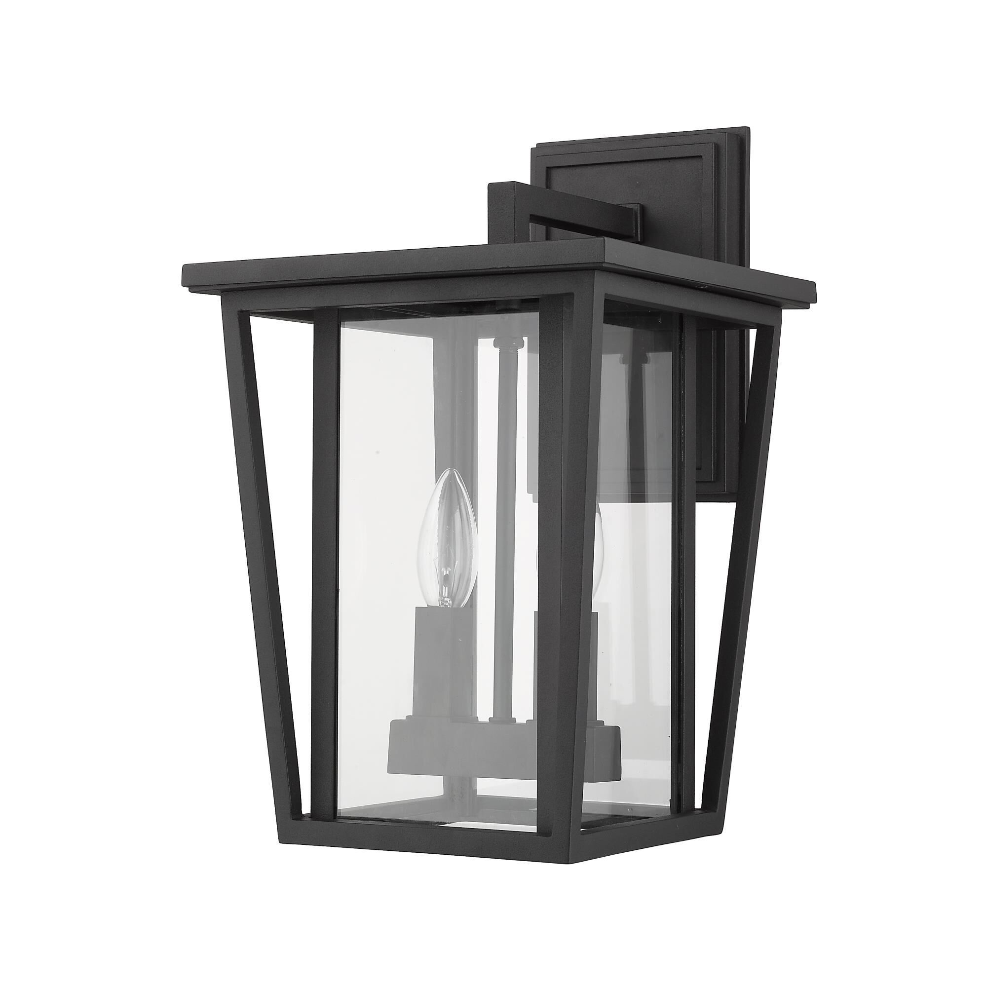 Seoul 14 Inch Tall 2 Light Outdoor Wall Light by Z-Lite