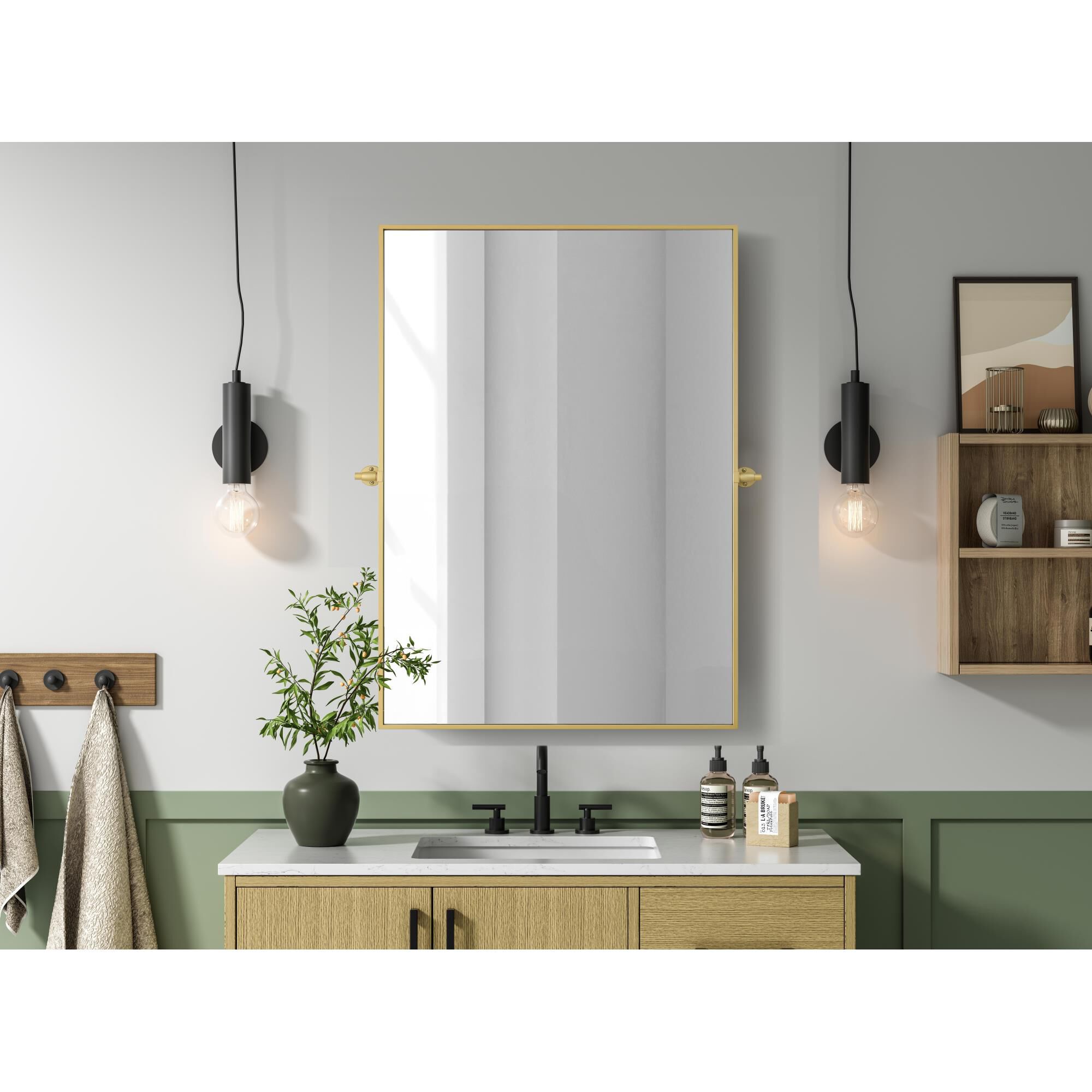 Amoura 30 Inch Deocrative Mirror by Elegant Dcor