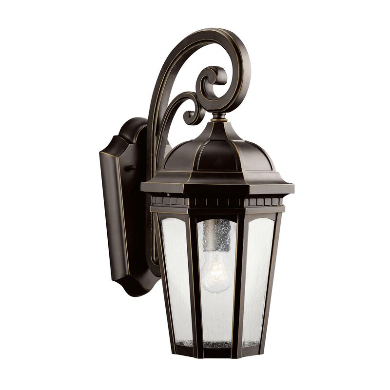 Courtyard 17 Inch Tall 1 Light Outdoor Wall Light by Kichler Lighting