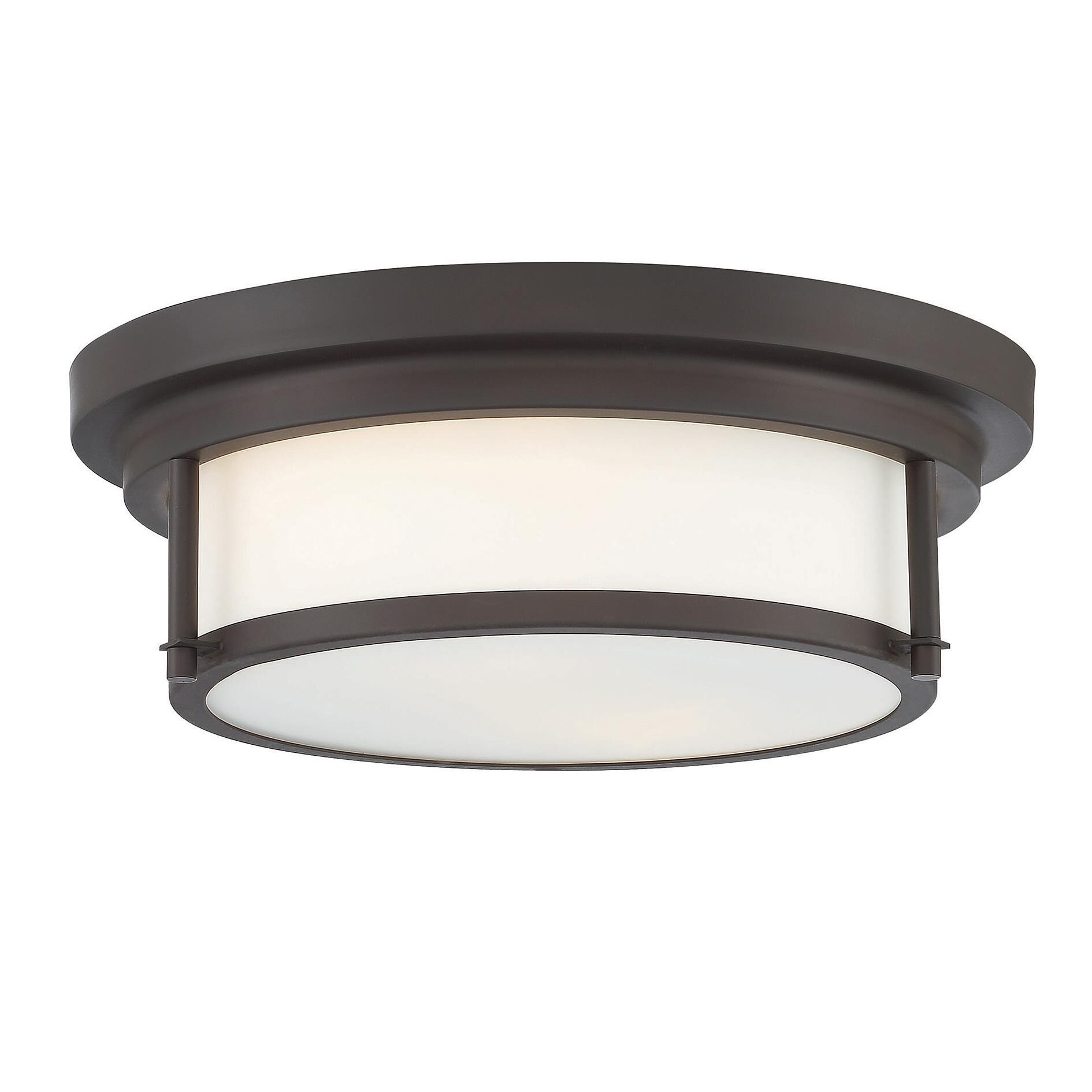 13 Inch 2 Light LED Flush Mount by Meridian Lighting