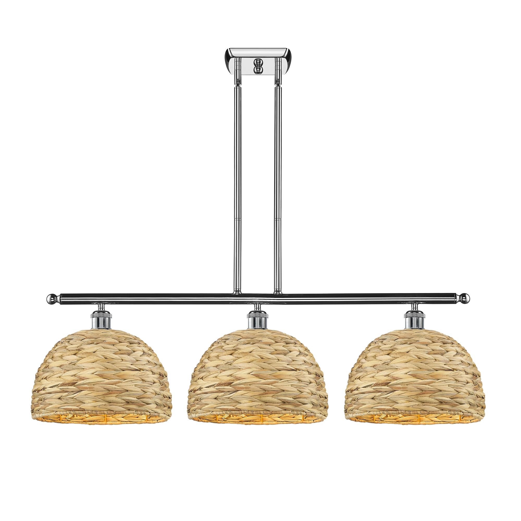 Shown in Polished Chrome finish and Natural shade