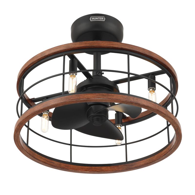 Haven 22 Inch Chandelier Ceiling Fan with Light Kit by Hunter Fan