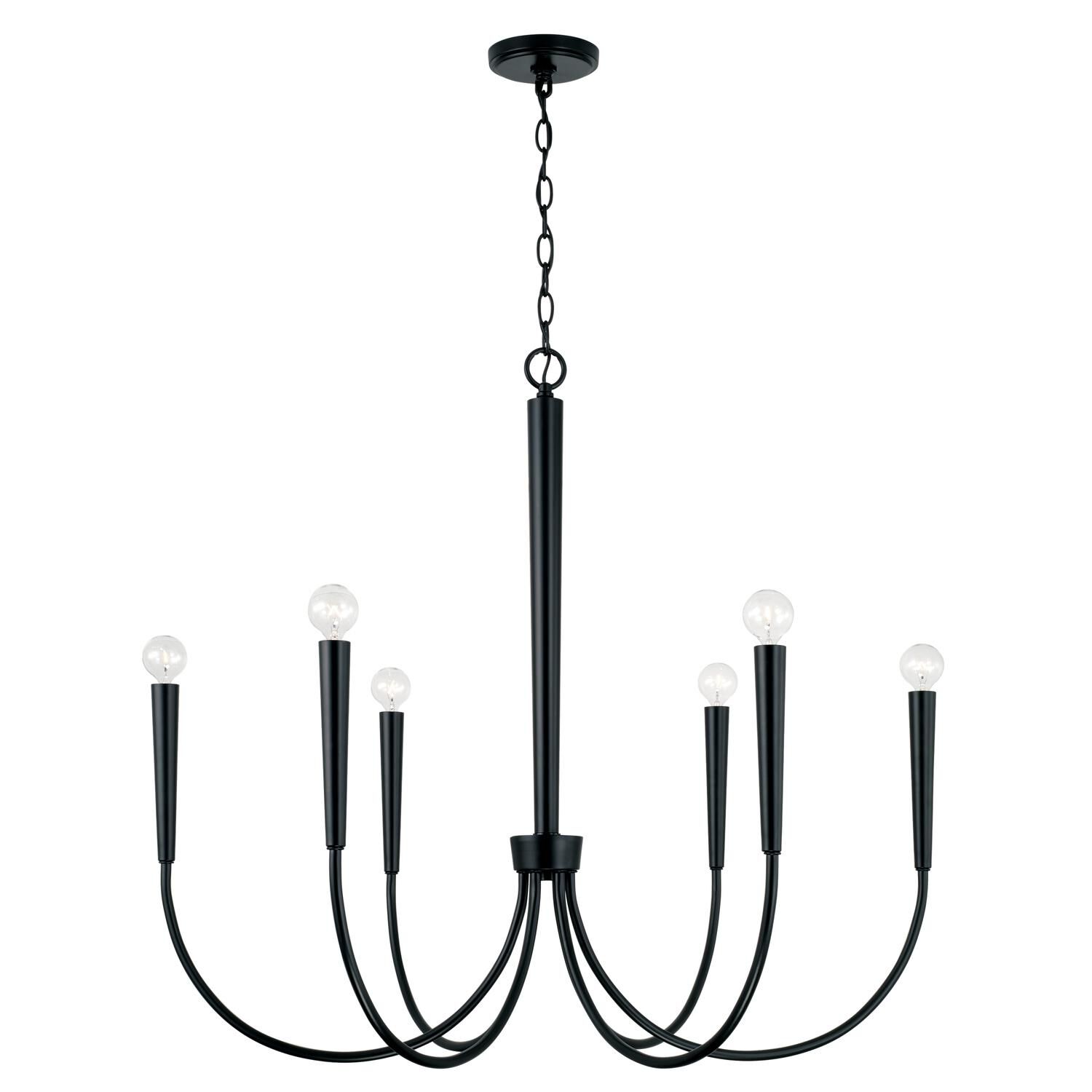 Holden 33 Inch 6 Light Chandelier by Capital Lighting Fixture Company
