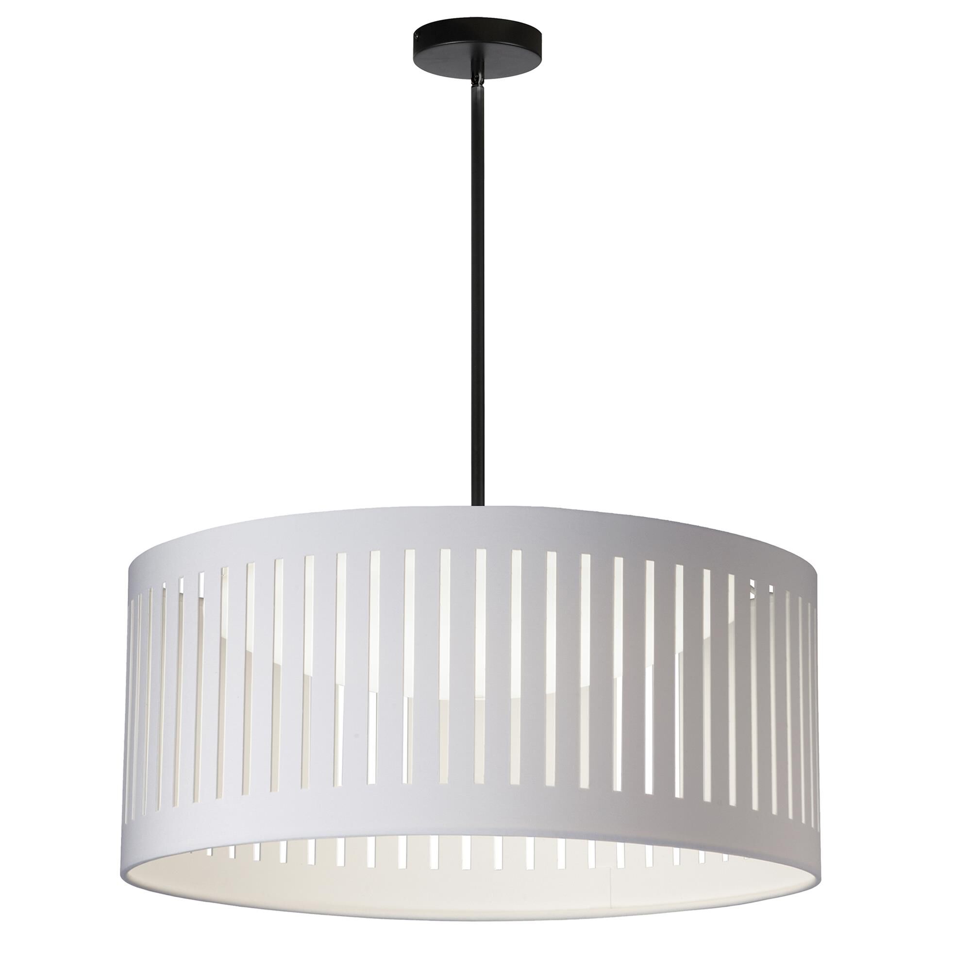 Dainolite Slit Drum 20 Inch LED Large Pendant