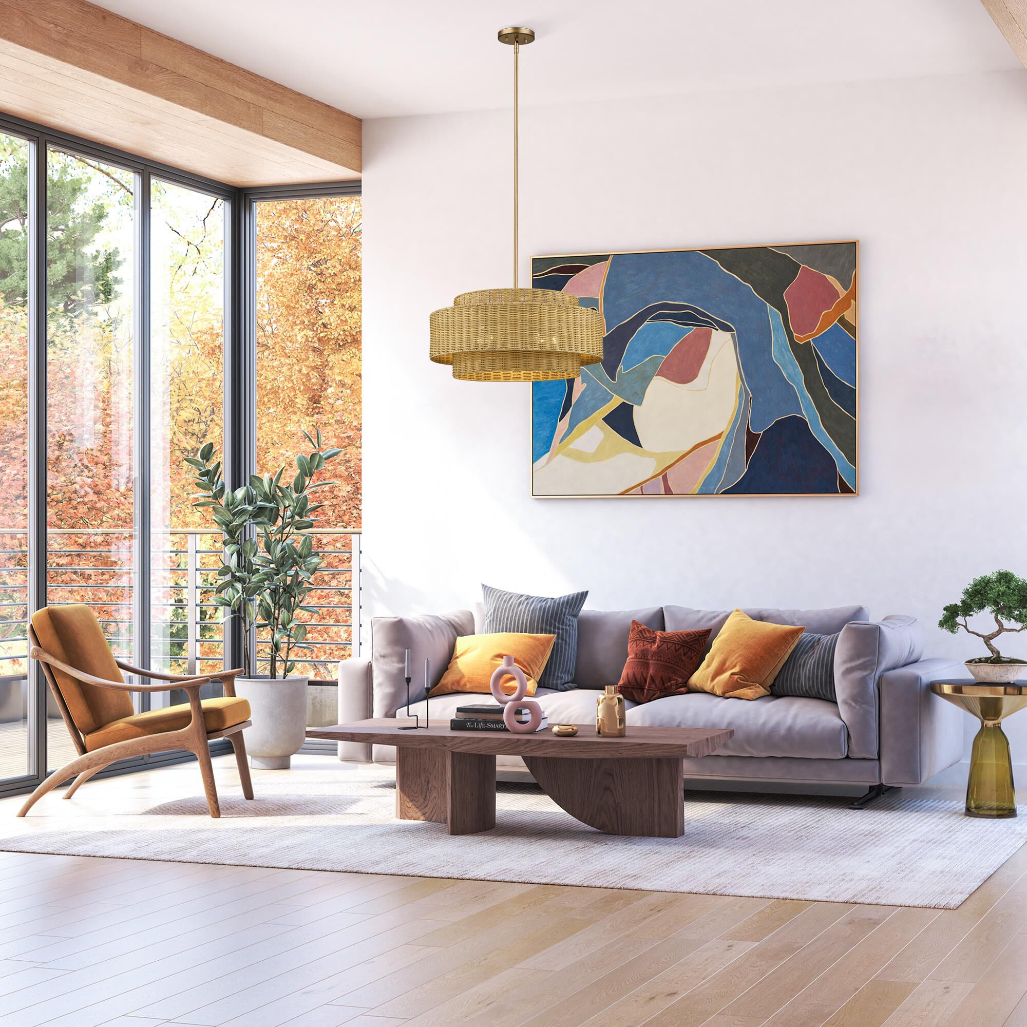 Weavington 23 Inch Large Pendant by Livex Lighting