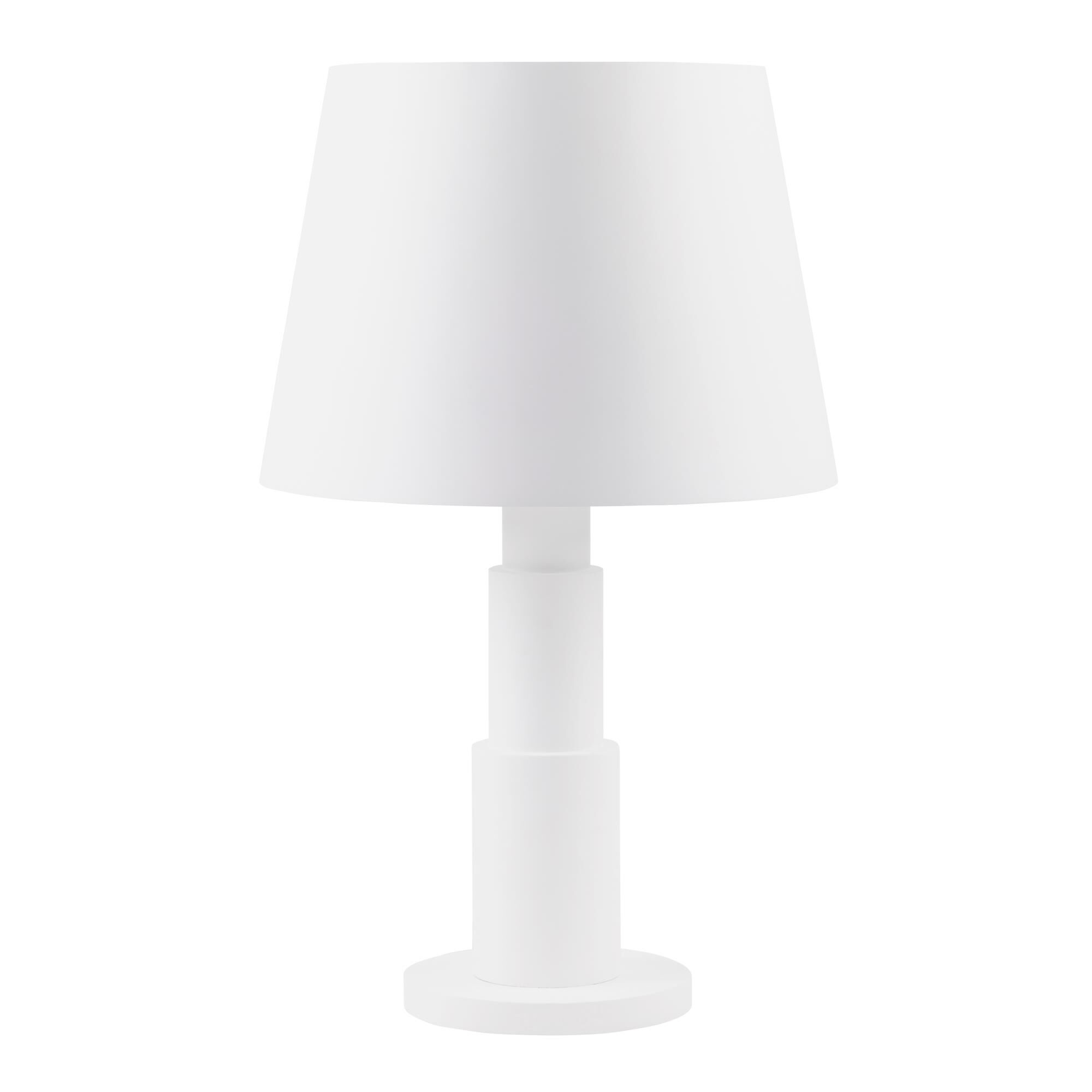 Shown in Matte White finish and Matte White shade