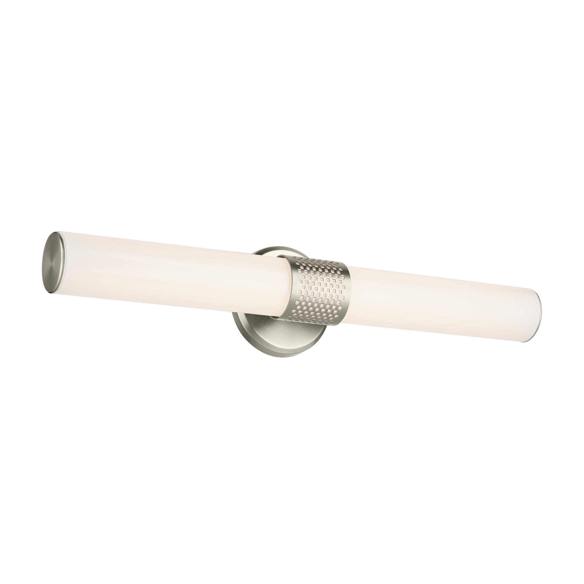 Shown in Brushed Nickel finish and Clear with Painted White Inside glass