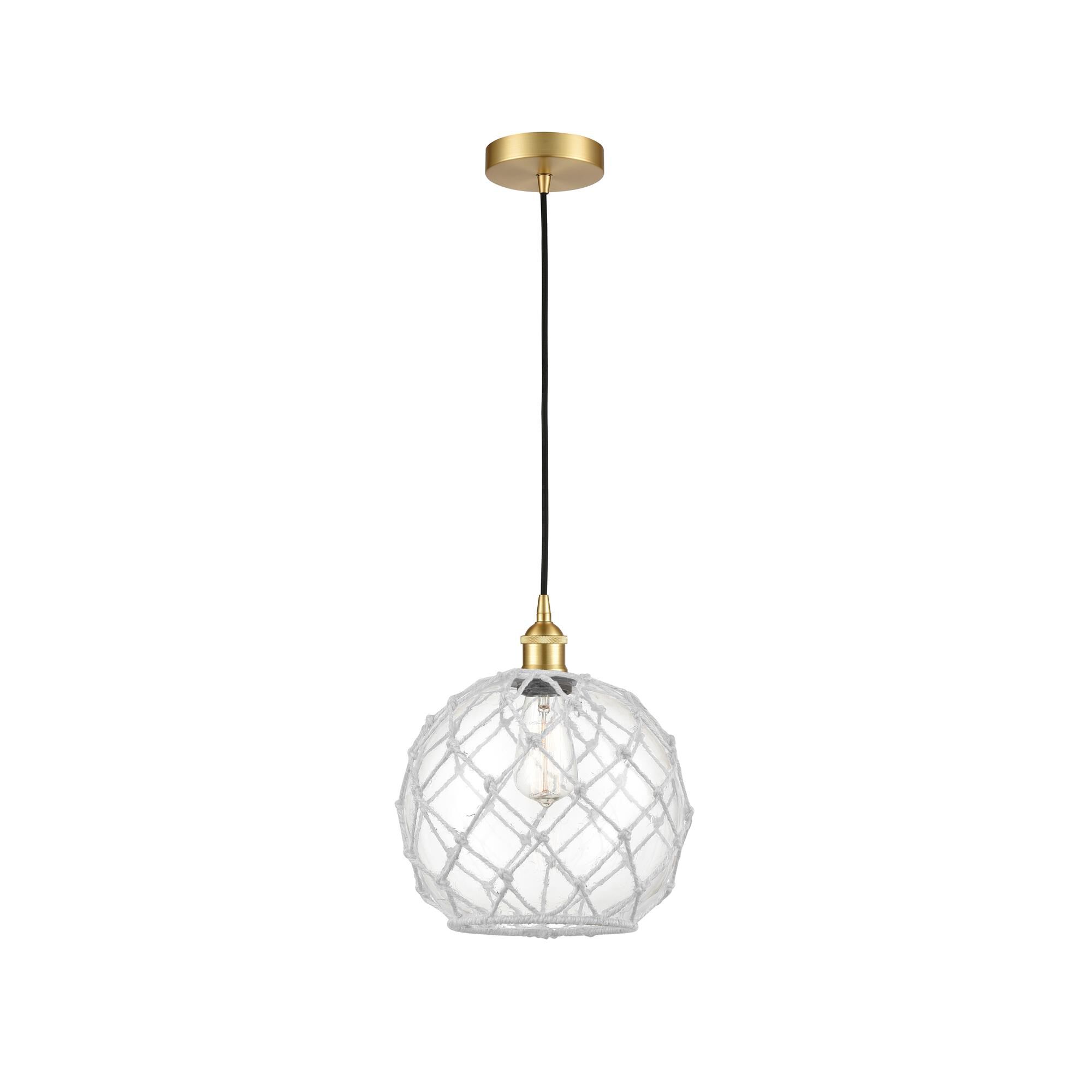 Innovations Lighting Bruno Marashlian Farmhouse Rope 10 Inch Mini Pendant