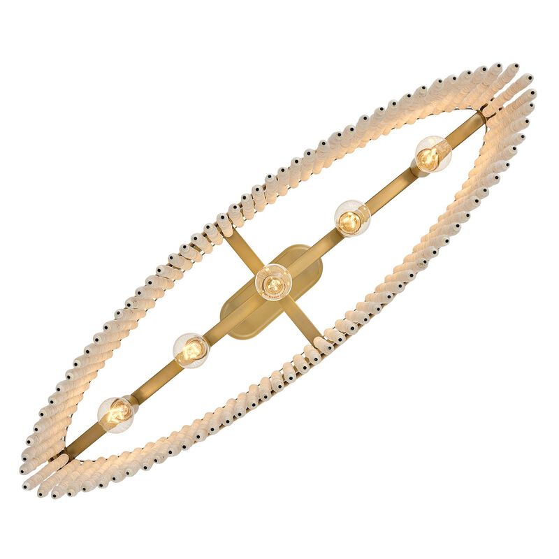 Indra Medium Linear Chandelier by Hinkley