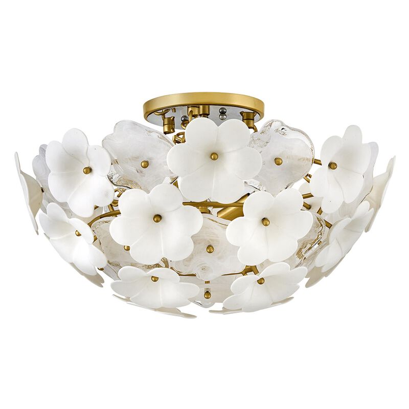 Marianne 21 Inch Semi Flush Mount by Fredrick Ramond