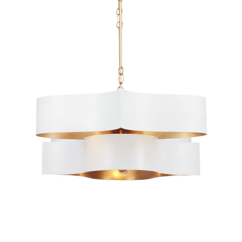 Grand Lotus 51 Inch Linear Suspension Light by Currey and Company